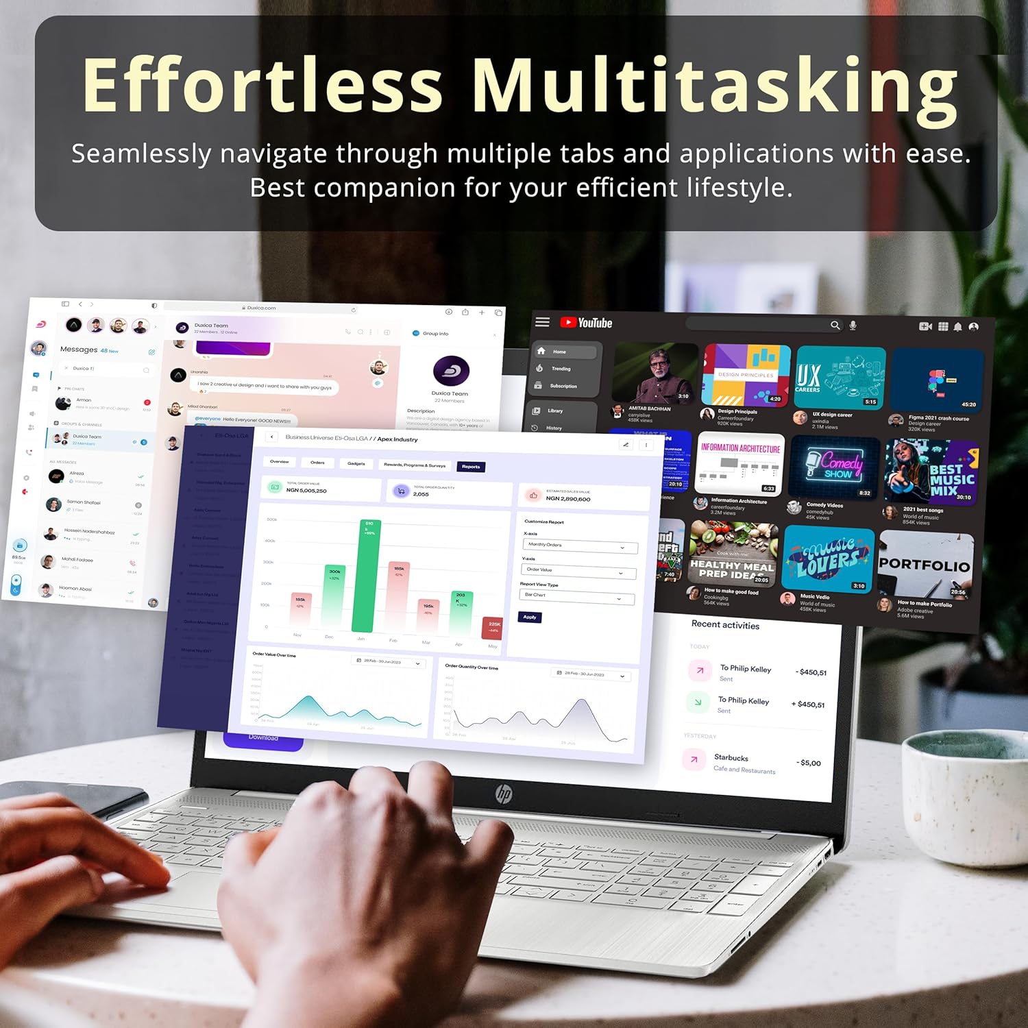 HP 15.6" FHD Laptop Computer, AMD Athlon Silver 3050U, 256GB SSD, 12GB DDR4 RAM, AMD Radeon Graphics, HD Webcam, HDMI, Office 365, Windows 10 S,