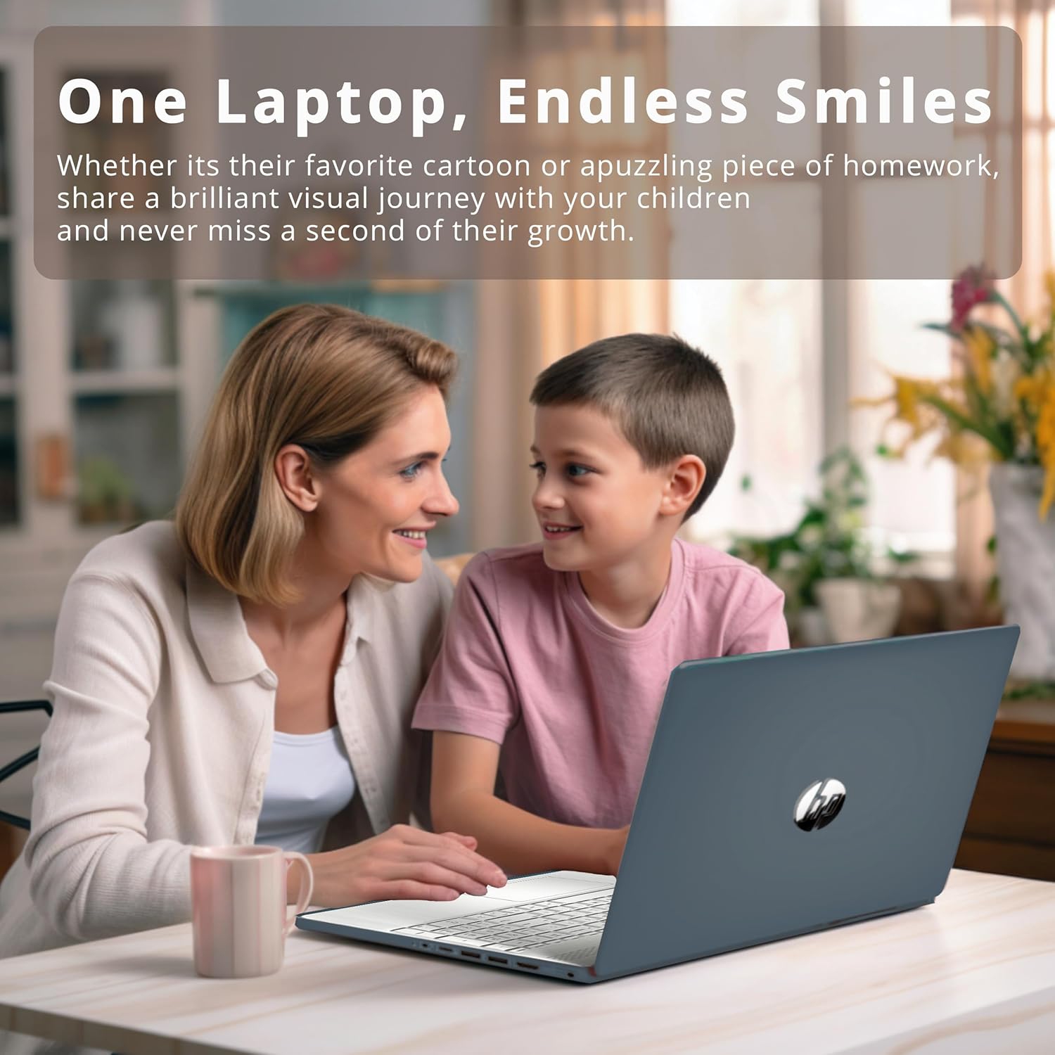 Open Box - HP 2022 15.6'' HD Everyday Slim Laptop, Intel Core i3-1115G4, 256GB PCIe SSD, 8GB RAM, Intel UHD Graphics, HD Camera, Windows 11 S, Spruce