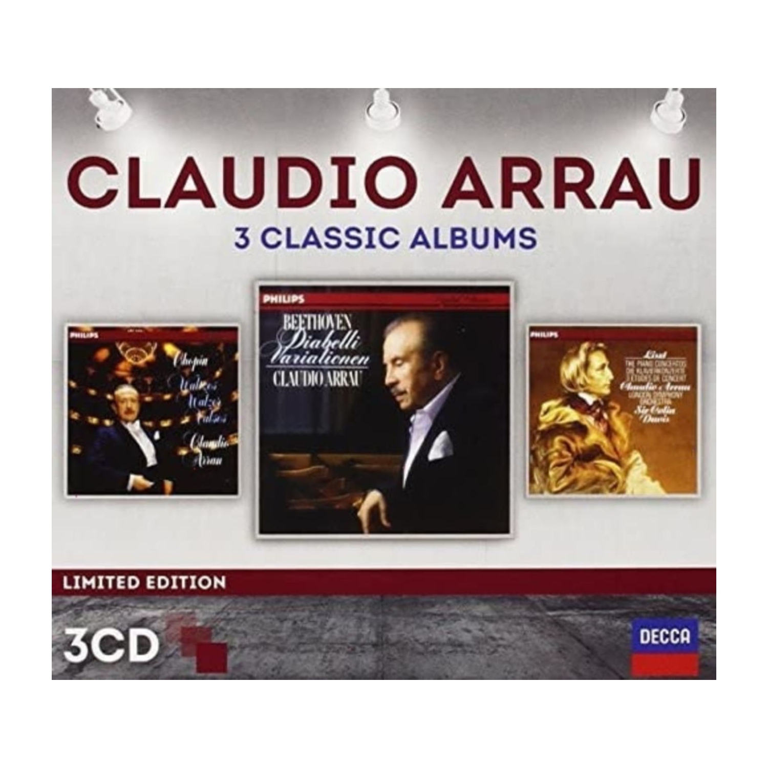 Claudio Arrau - Three Classic Albums - [CD]