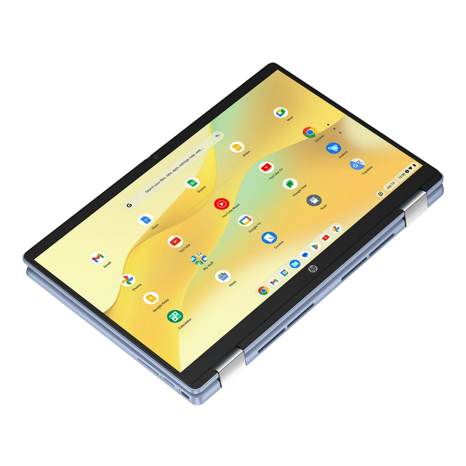 HP Chromebook x360 Laptop, 14" FHD Touchscreen, Intel Processor N100, 224GB Storage(64GB eMMC+160GB Docking Station Set), 4GB RAM, UHD Graphics, HD