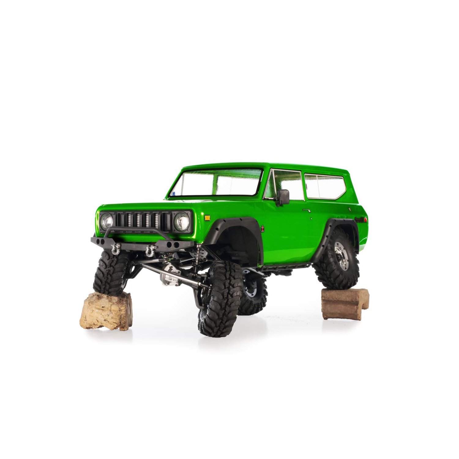 Redcat Racing Gen8 V2 International Scout II 1/10 Scale Rock Crawler Scale Truck, Green, GEN8-V2-GREEN