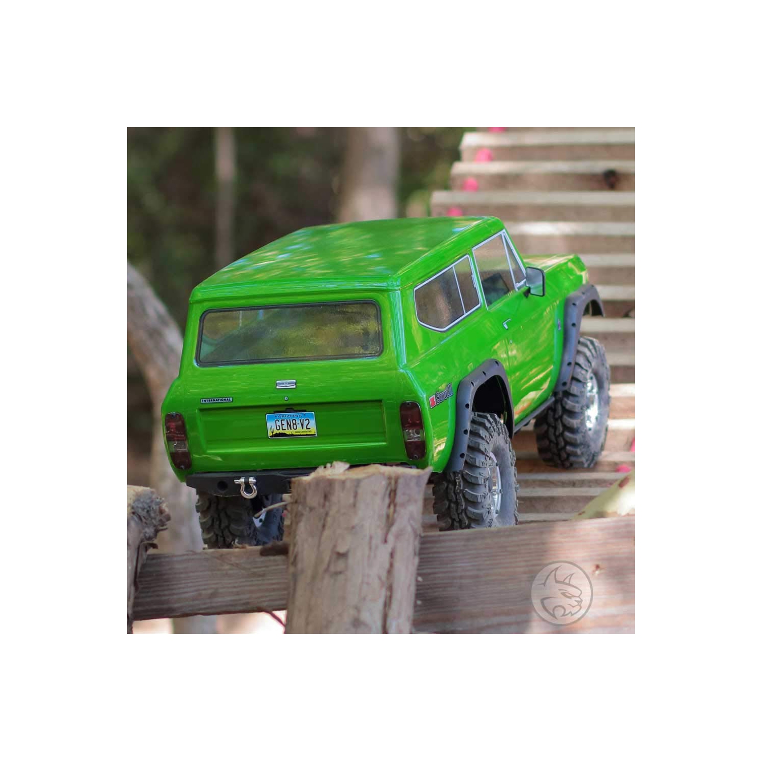 Redcat Racing Gen8 V2 International Scout II 1/10 Scale Rock Crawler Scale Truck, Green, GEN8-V2-GREEN