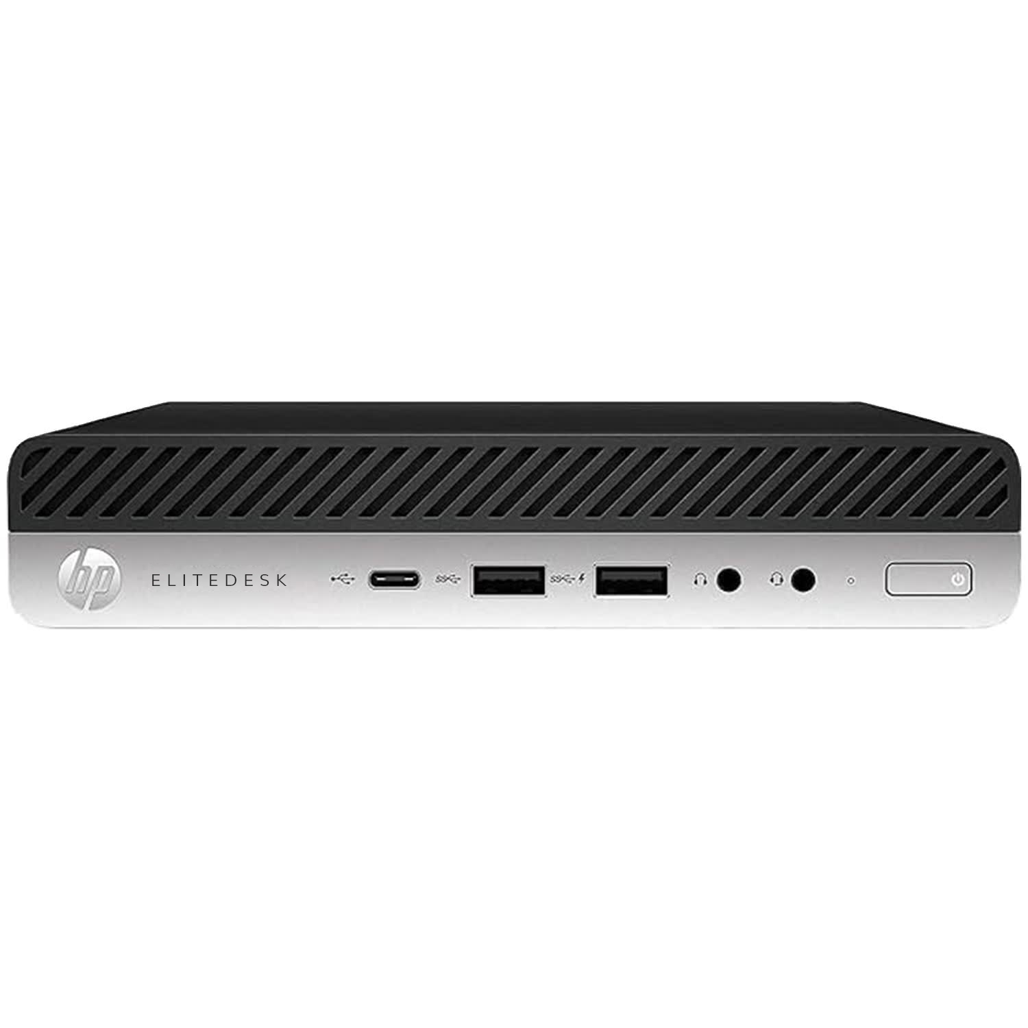 Refurbished - HP EliteDesk 800 G4 Desktop Mini Business Computer PC (Intel Core i5-8500T/ 16GB DDR4 RAM/ 256GB SSD/ Windows 11 Pro/ Bluetooth/