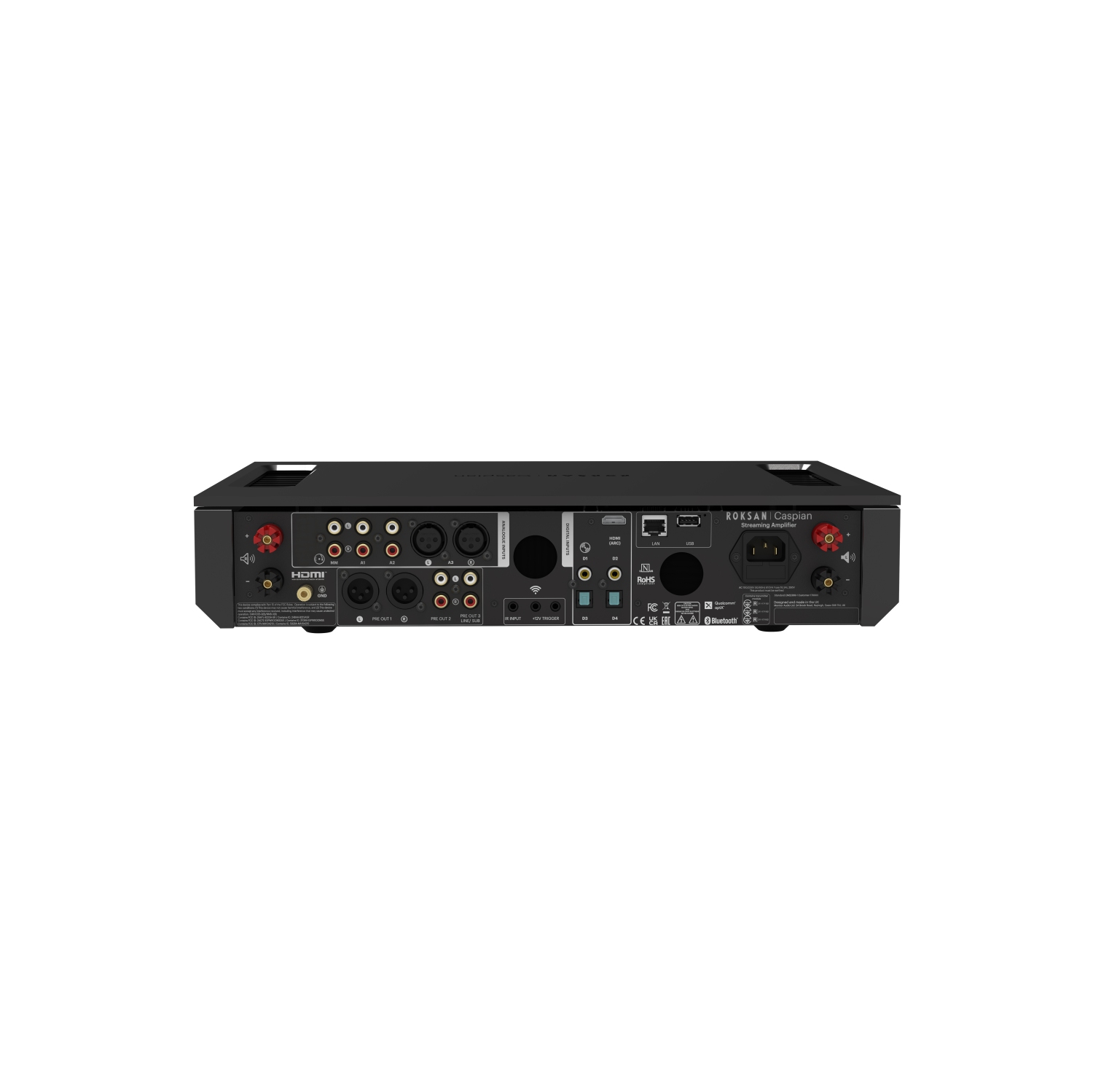 Roksan Caspian 4G Streaming Amplifier, Black