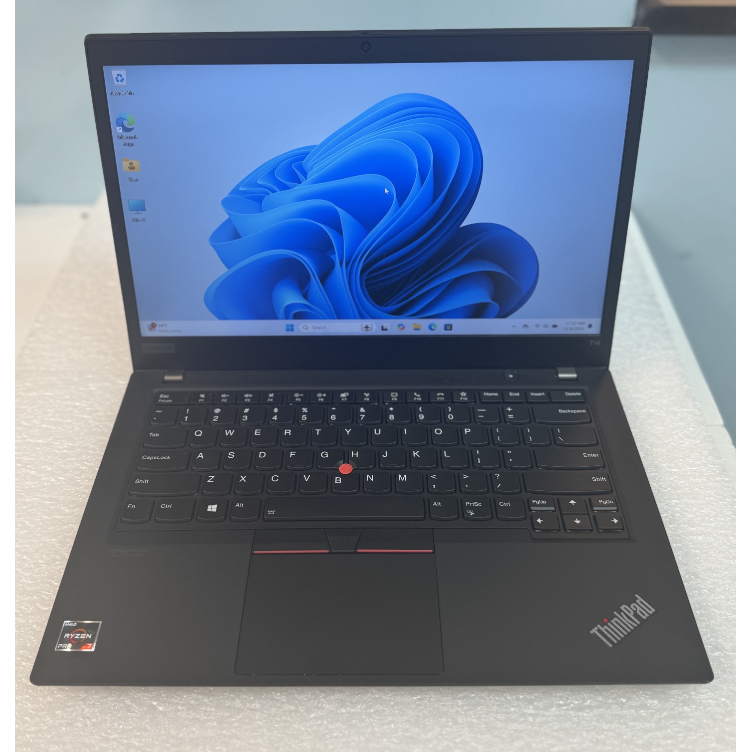 Refurbished - Lenovo ThinkPad T14 Gen 1 14" FHD (1920x1080) Laptop, AMD Ryzen 7 PRO 4750U 1.7HGz,16GB, 256GB NVMe SSD, HDMI, Windows 11 Pro.