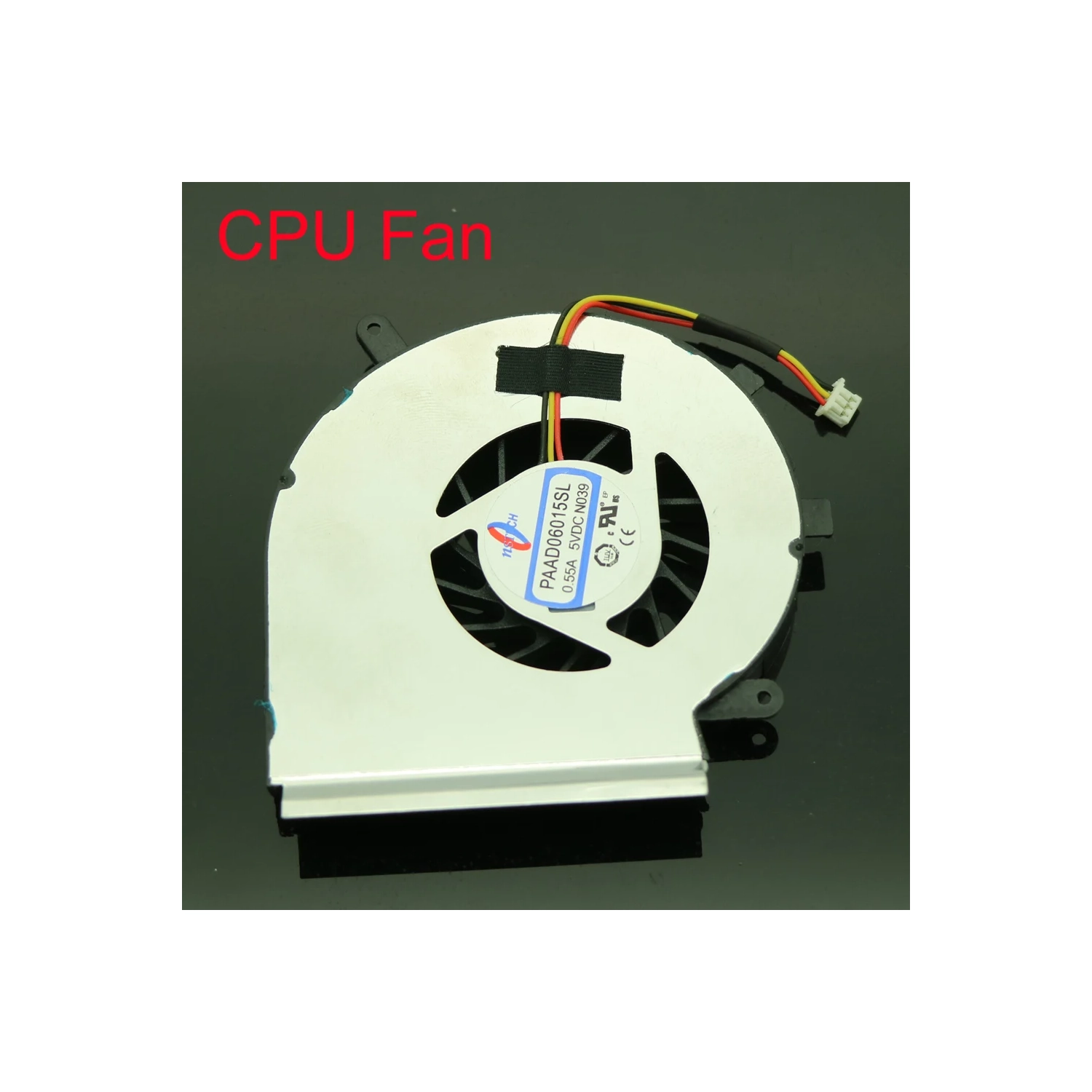 NOUVEAU 5 V ventilateur 0,55 A 3 broches de PAAD06015SL pour MSI GE62 GE72 PE60 PE70 GL62 GE62MVR GE72MVR 7RG MS-16JC 16J9 MS-179C de