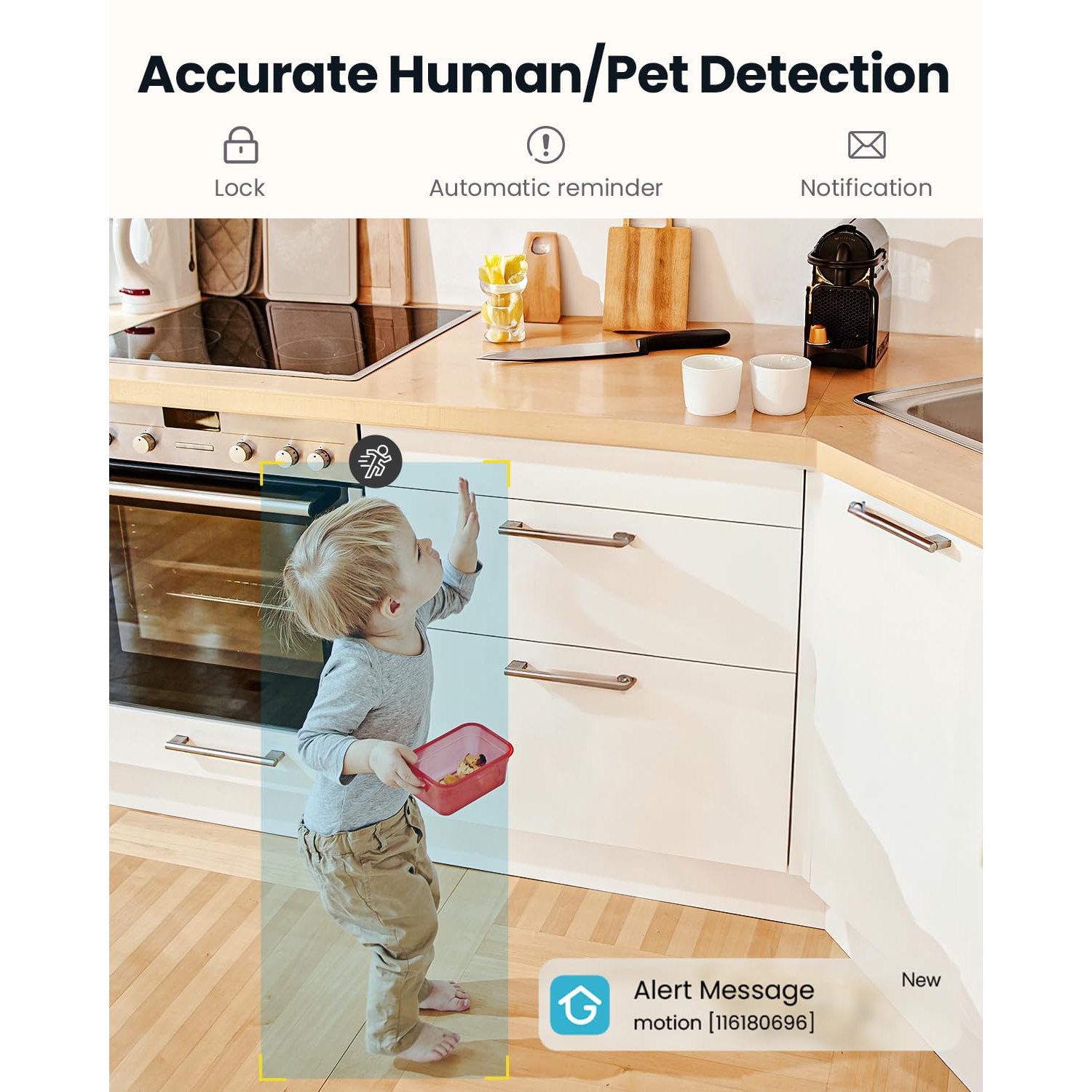 ieGeek 5MP Indoor Security Camera,5G&2.4G WiFi Baby Monitor Pet Cameras,Video Cam with Phone App,Smart Motion Sensor,Auto Tracking,360°PTZ Dog