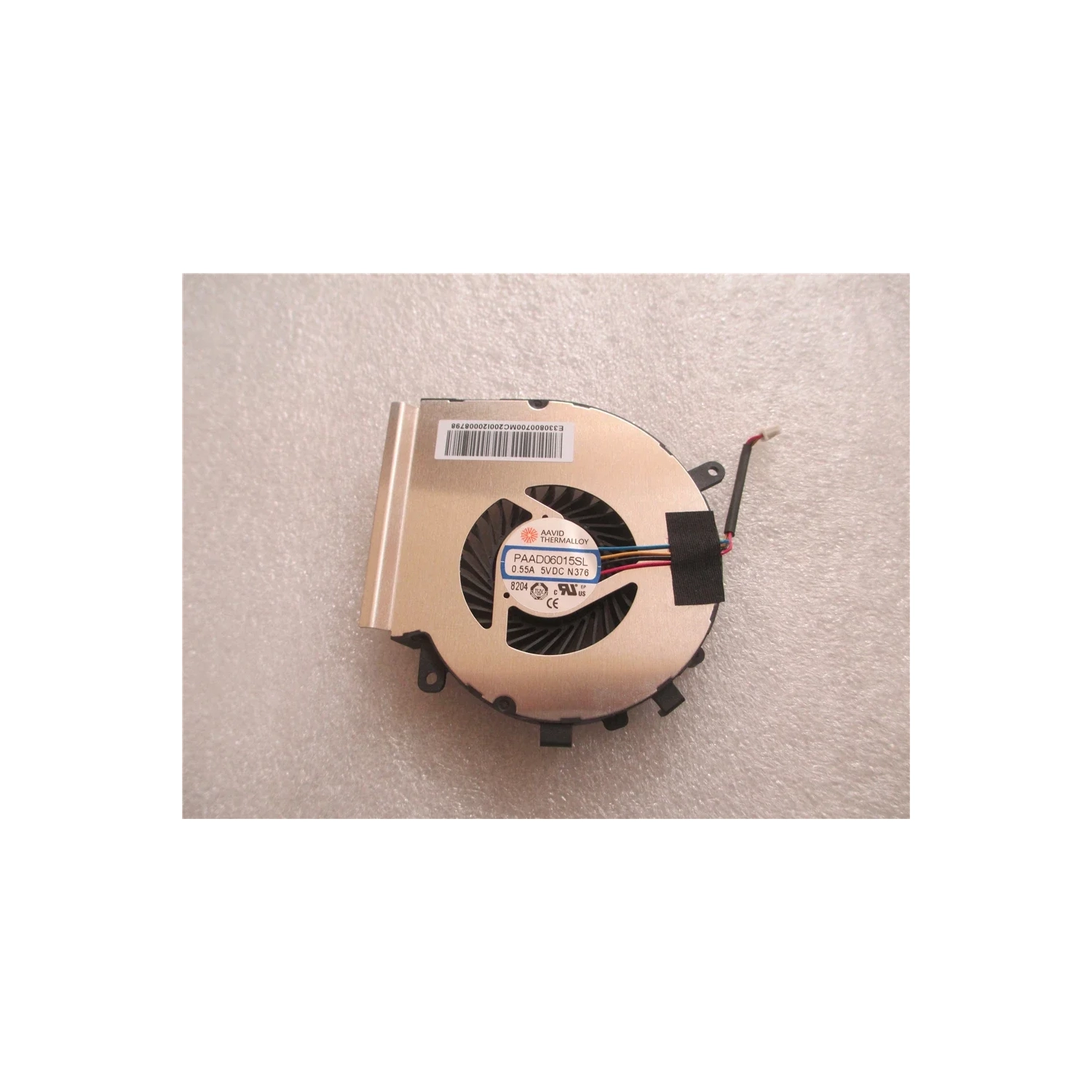 Nouveau et original PAAD06015SL -N376 & N374 à 4 broches pour le ventilateur de refroidissement d'unité centrale GE62MVR GE72MVR 7RG MS-16JC MS-169C