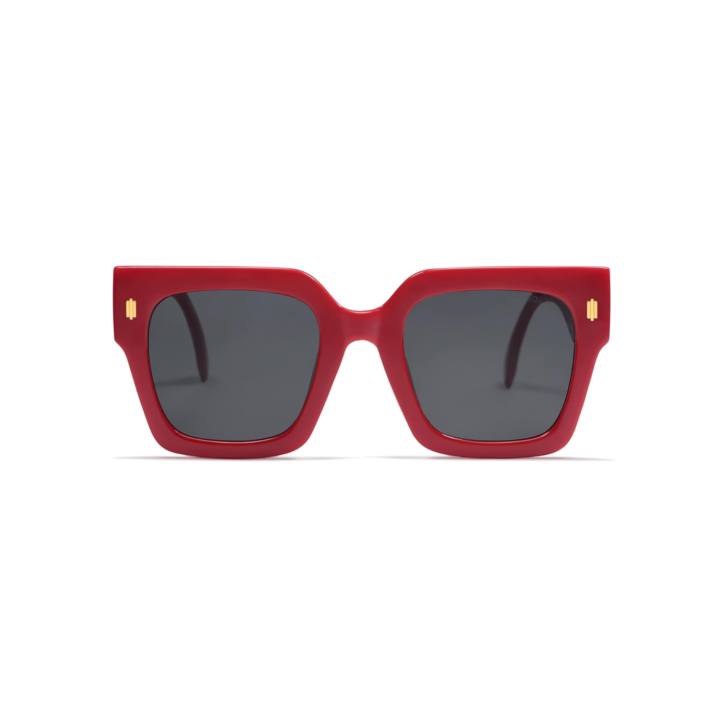 Vintage Oversized Square Sunglasses Luxury Big UV400 Protection SJ2194 SOJOS Vintage Oversized Square Sunglasses for Women,Retro  main image 2