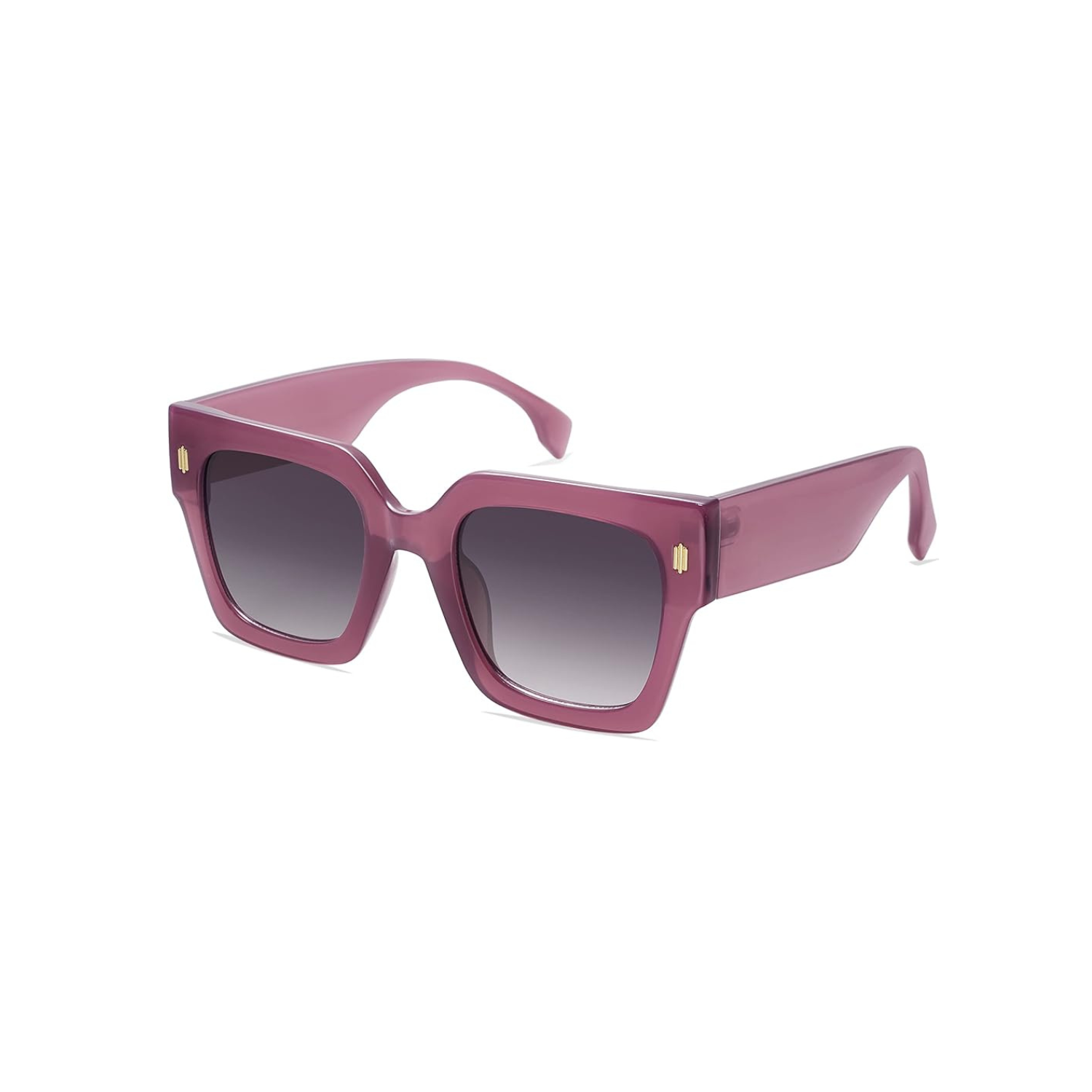 Vintage Oversized Square Sunglasses Luxury Big UV400 Protection SJ2194 SOJOS Vintage Oversized Square Sunglasses for Women,Retro  main image 4