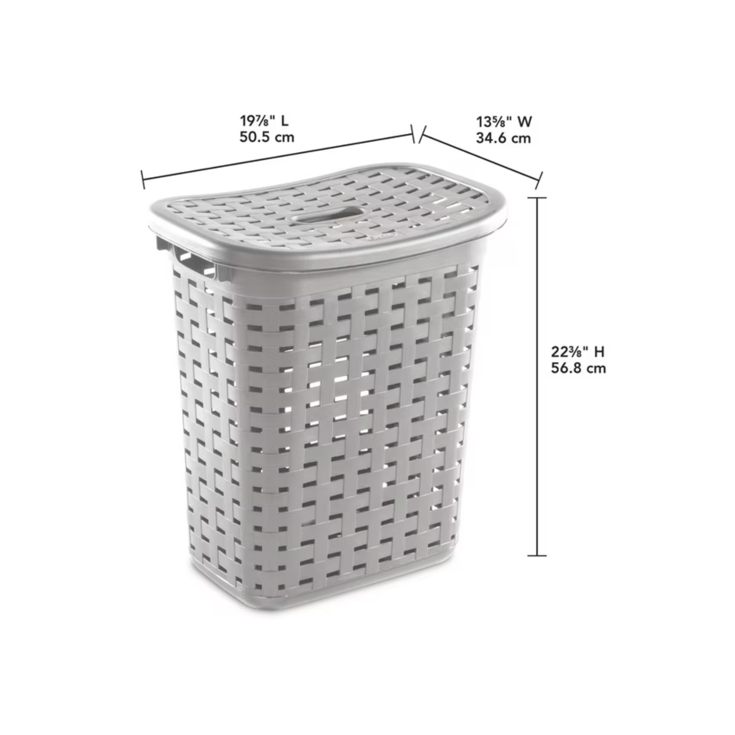 Weave laundry Hamper- Gray, Pack of 2