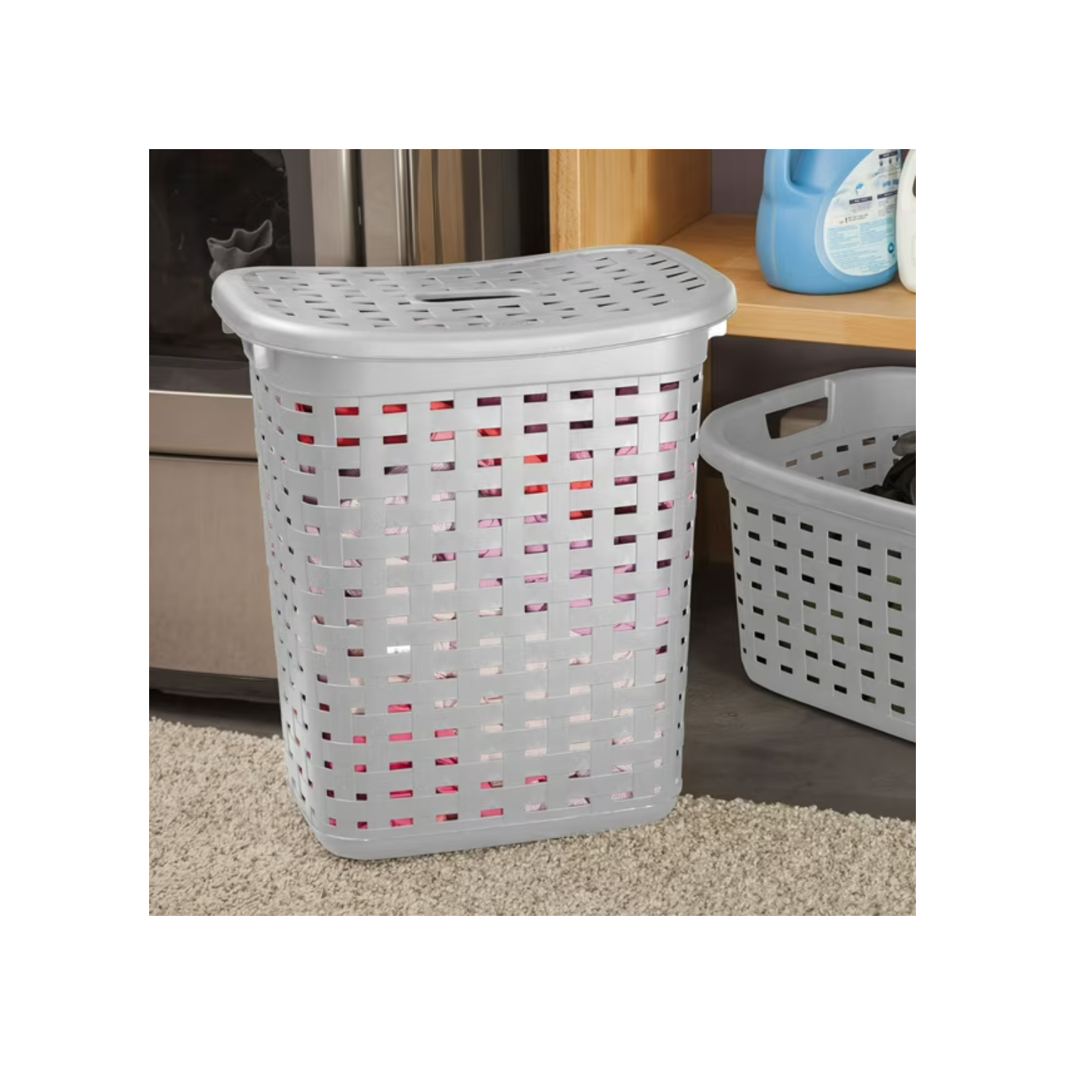 Weave laundry Hamper- Gray, Pack of 2