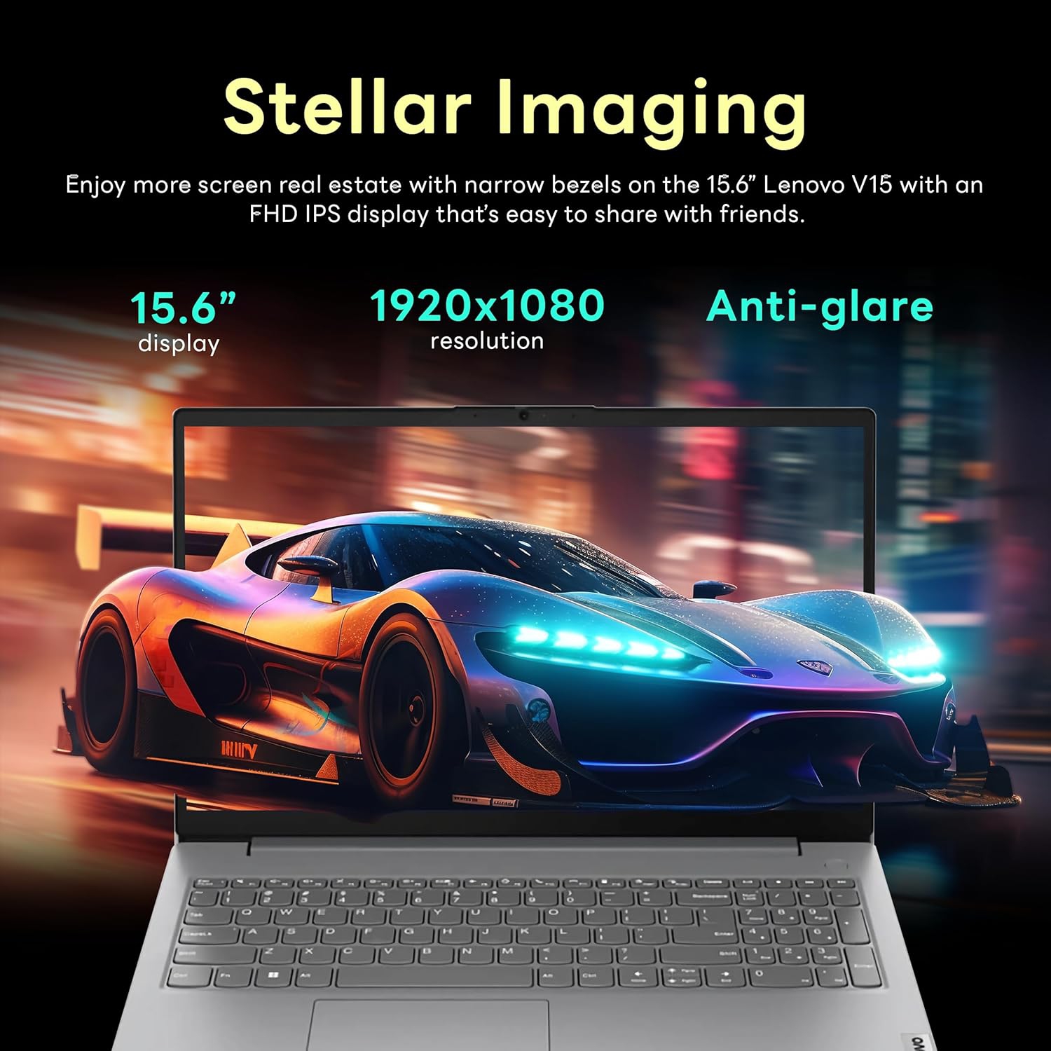 Lenovo V15 G4 AMN 15.6" FHD Laptop, AMD Ryzen 5 7520U, 1.16TB Storage(1TB SSD+160GB Docking Station Set), 8GB LPDDR5, AMD Radeon 610M Graphics, HD