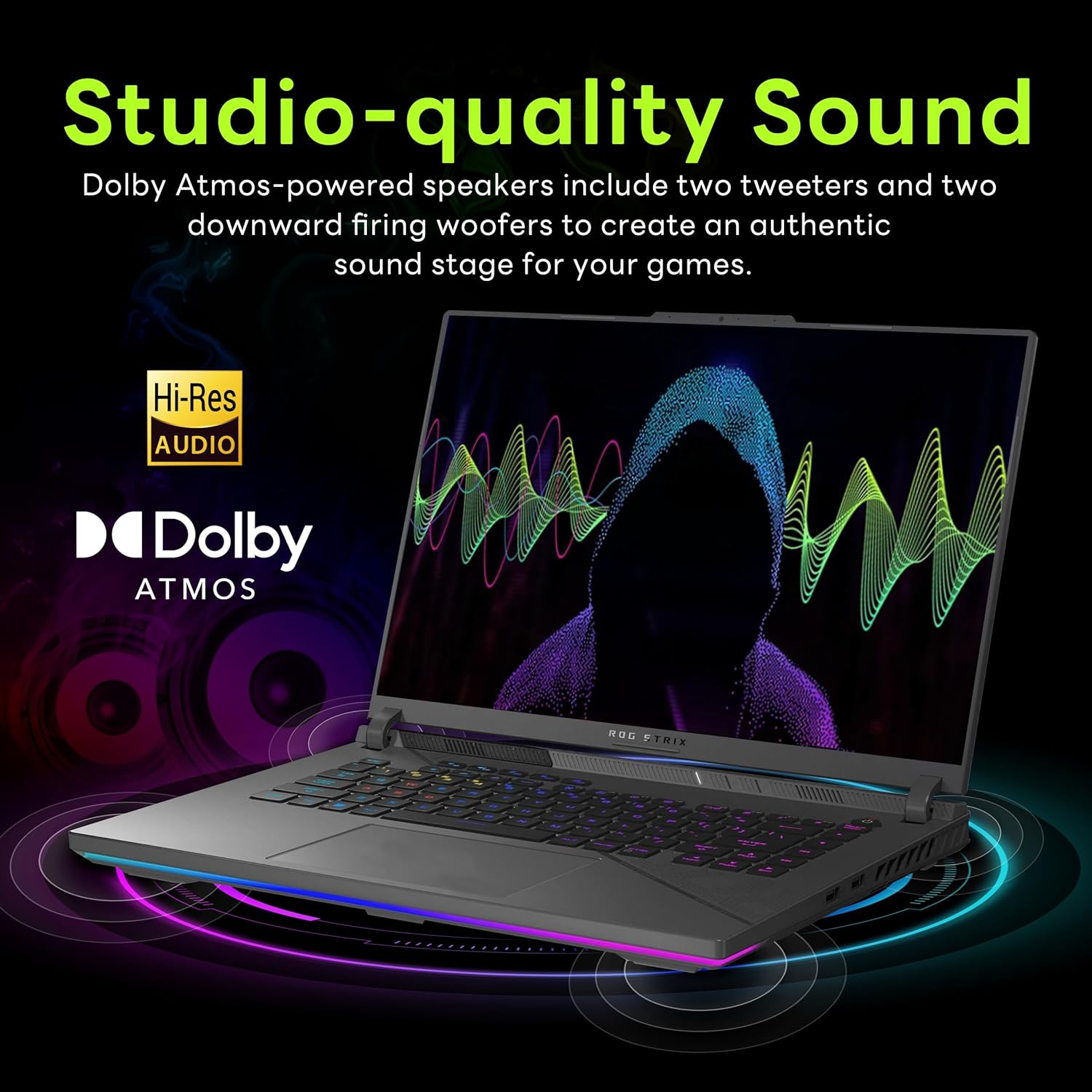 ASUS ROG Strix G16 16" FHD 165Hz Gaming Laptop, Intel i9-13980HX, NVIDIA GeForce RTX 4060, 2TB PCIe SSD, 32GB DDR5, Backlit Keyboard, Win 11 Pro,