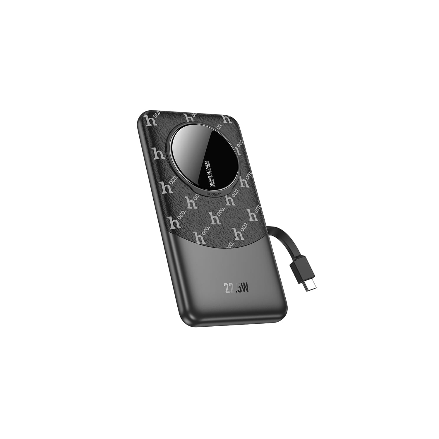 Q29 Nobility 22.5W+PD20W fully compatible power bank with cable(iP)(10000mAh) - Black