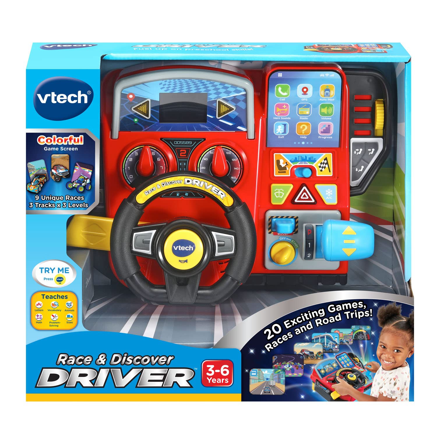 Vtech Race and Discover Driver