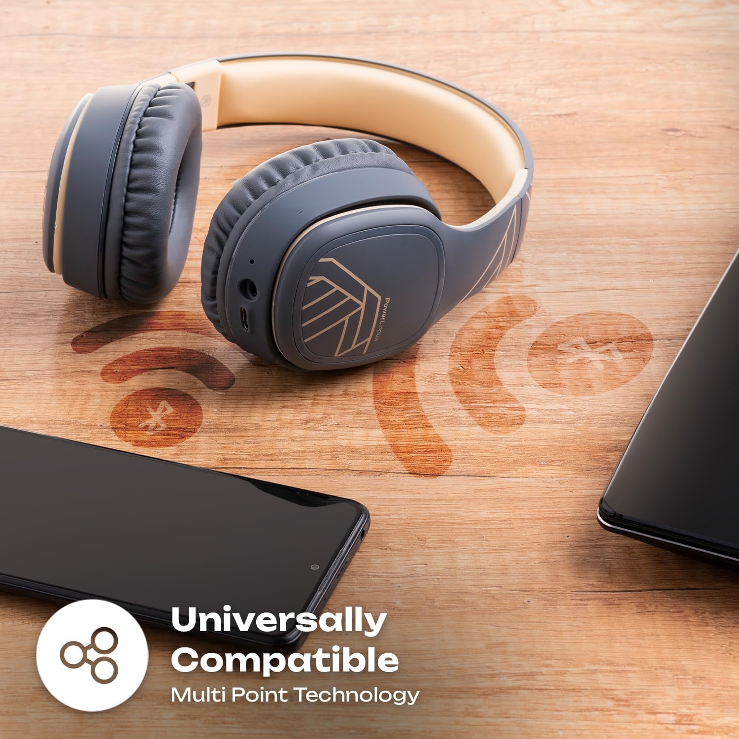 Casque d'écoute Bluetooth, casque d'écoute sans fil Bluetooth avec microphone, casque d'écoute pliable avec casque stéréo haute fidélité pour