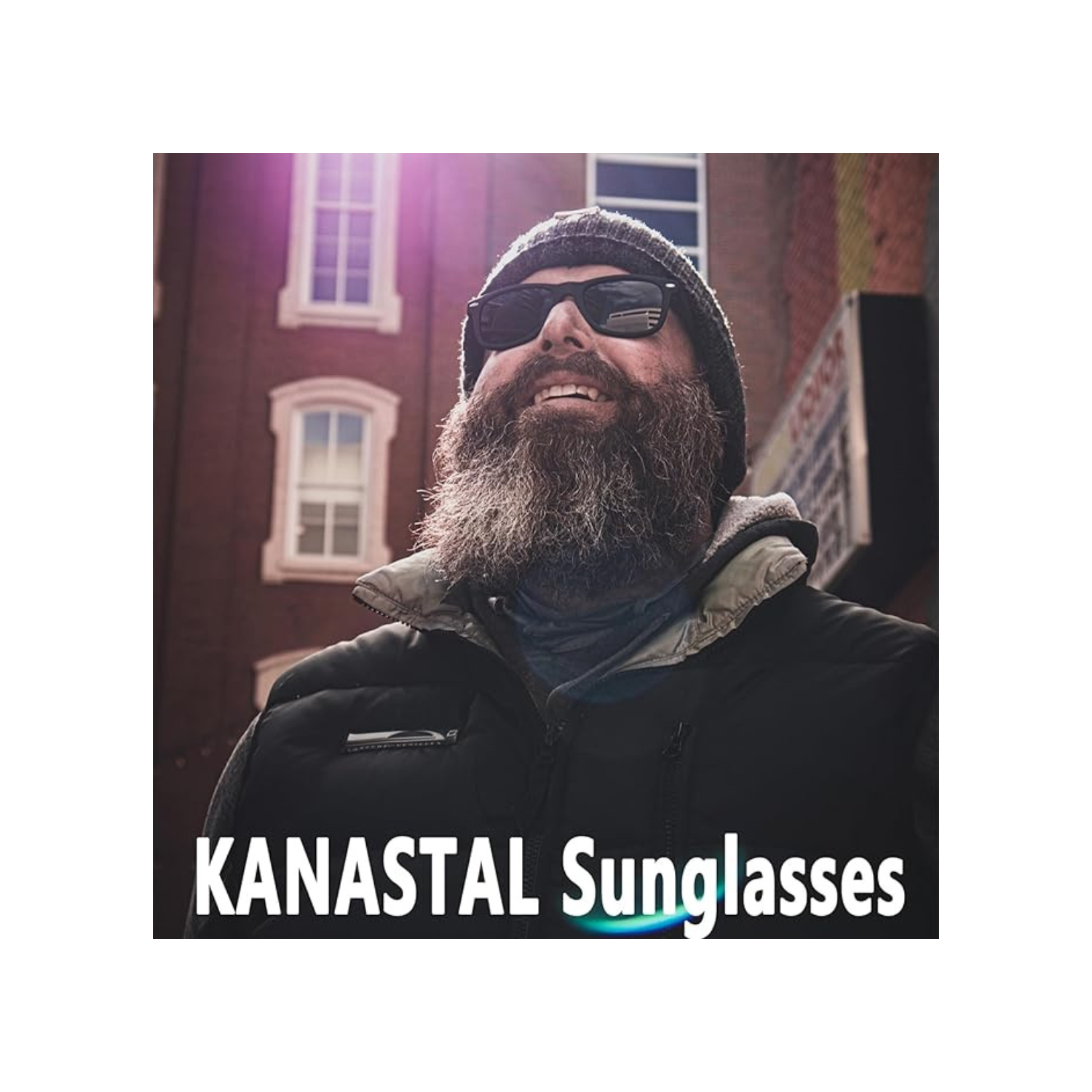 KANASTAL Sunglasses for Women Men Polarized Sun Glasses UV400 Protection Square Frame Shades