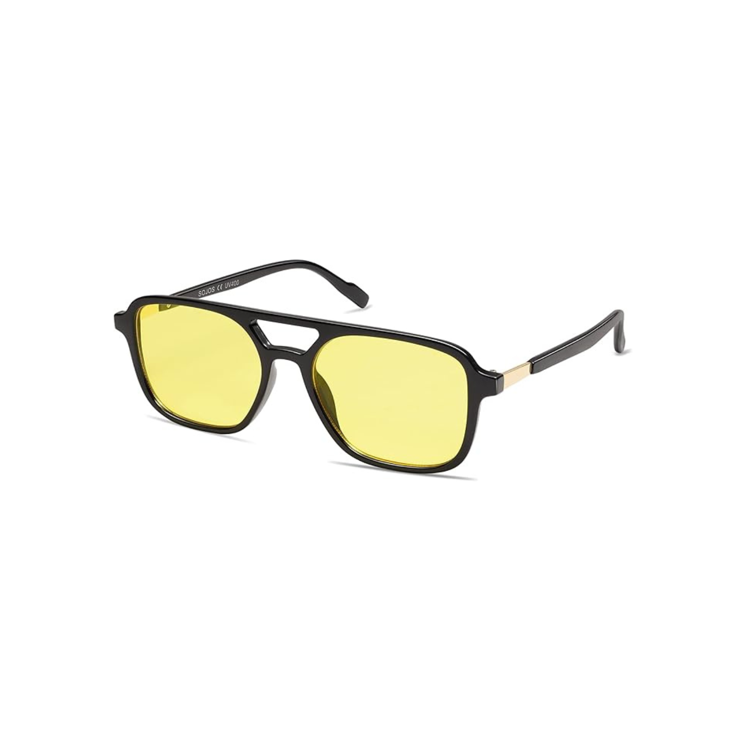 Retro Aviator Sunglasses Trendy Rectangle Shades Sun Glasses SJ2202 SOJOS Retro Aviator Sunglasses for Women Men,Trendy  main image 2