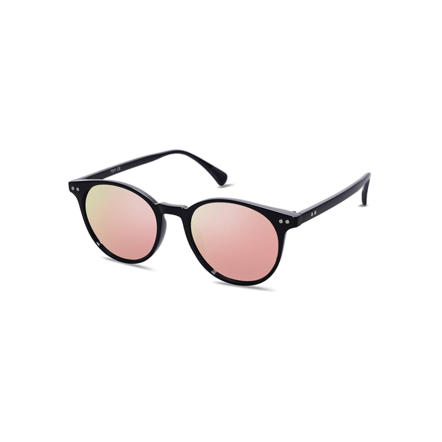 SOJOS Small Round Classic Polarized Sunglasses for Women Men 