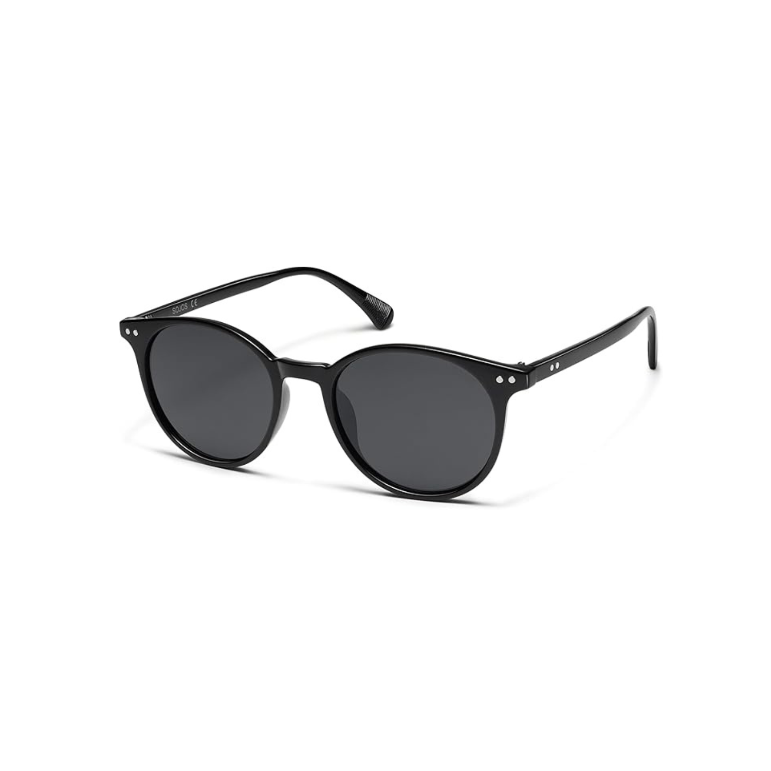 SOJOS Small Round Classic Polarized Sunglasses for Women Men 