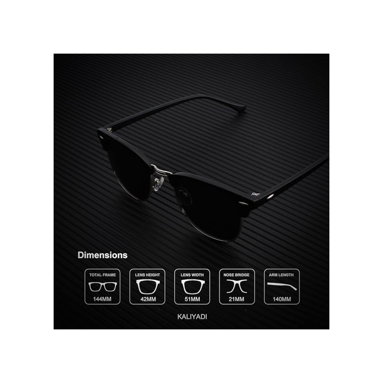 KALIYADI Sunglasses for Men Women Polarized Sun Glasses with UV Blocking for Driving Fishing
