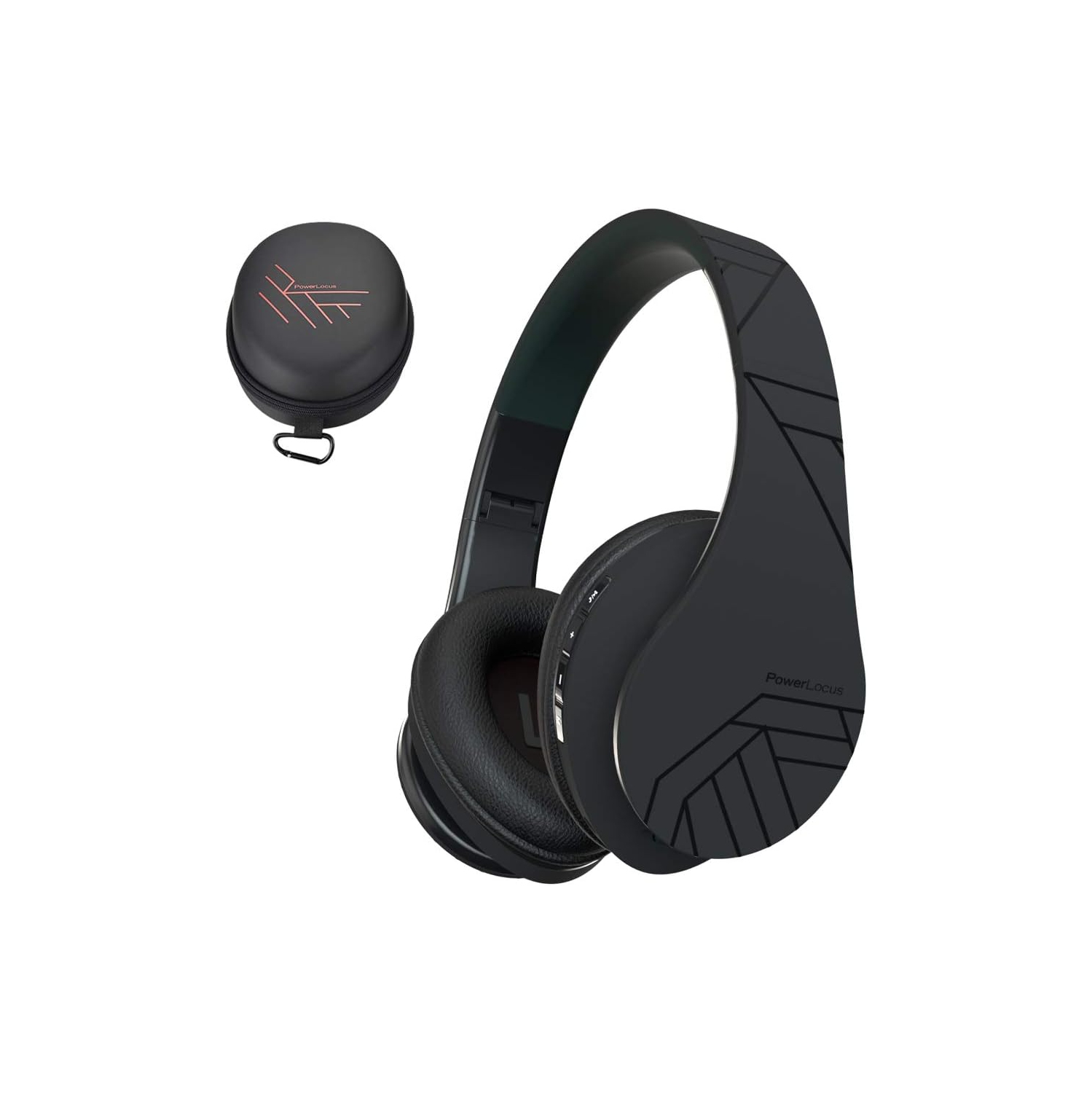 Bluetooth Over-Ear Headphones, Wireless Stereo Foldable Headphones Wireless and Wired Headsets , Micro SD/TF, FM for Phone/iPad/PC, Black