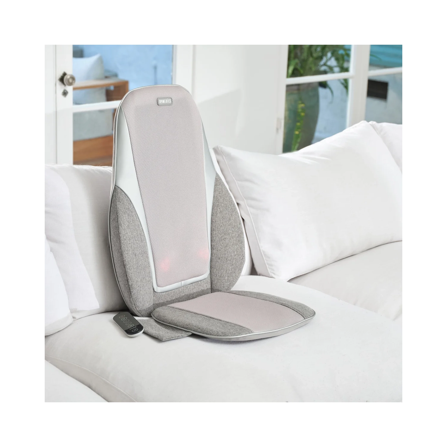 HoMedics Shiatsu + Kneading & Vibration Massage Cushion with Heat