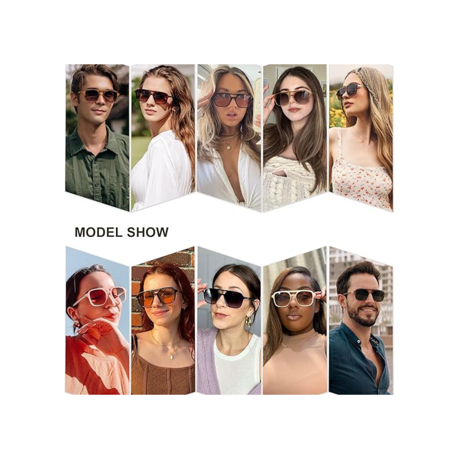 SOJOS Retro Aviator Sunglasses for Women Men,Trendy Rectangle Womens Mens Shades Sun Glasses SJ2202