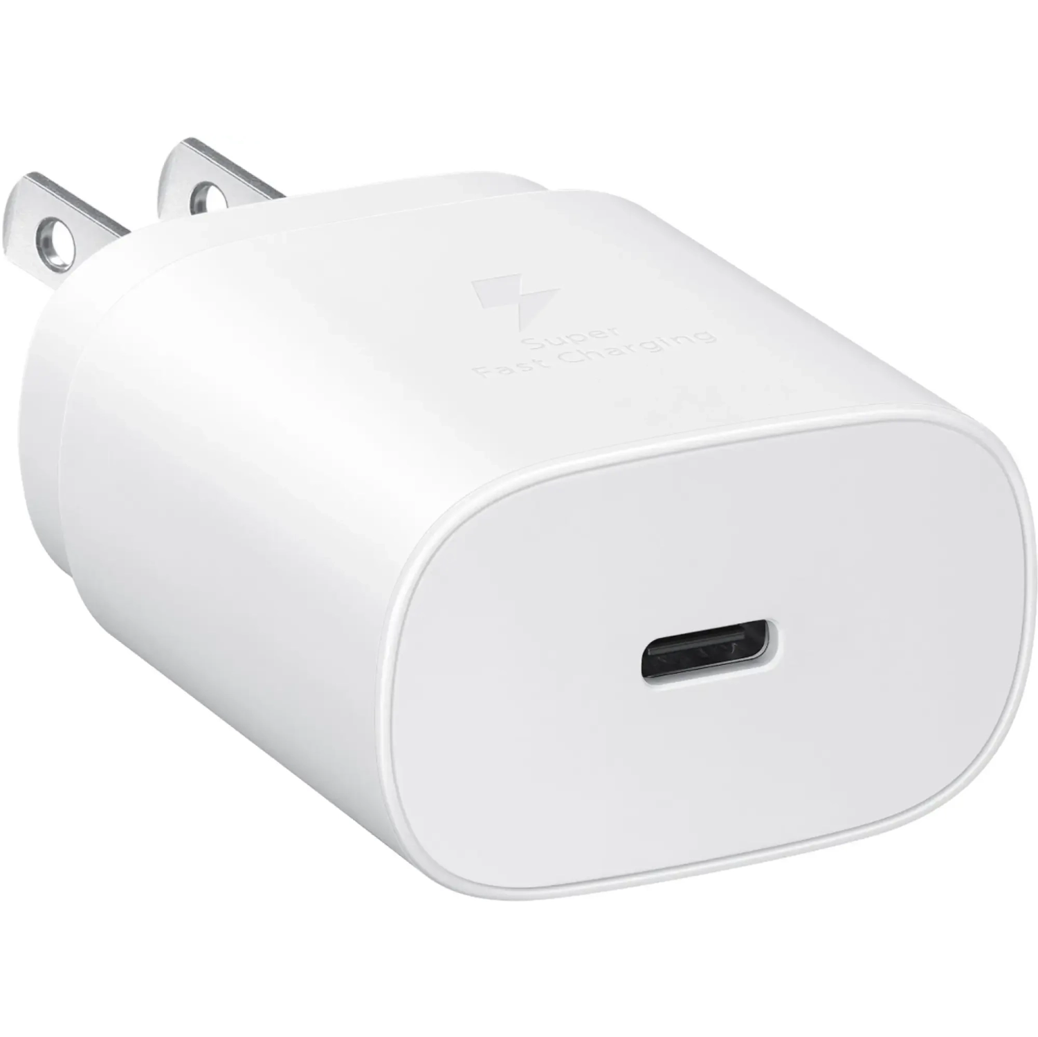 Samsung - 25W Super Fast Charging Wall Charger USB-C - White