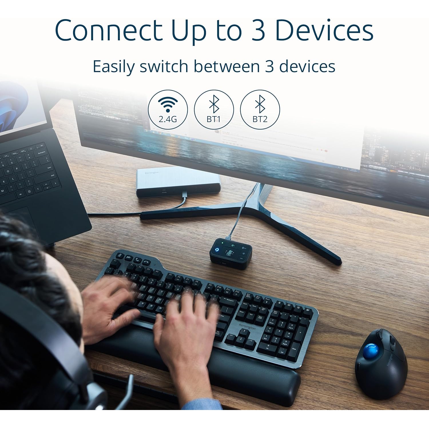 Kensington TB450 Wireless Trackball Mouse