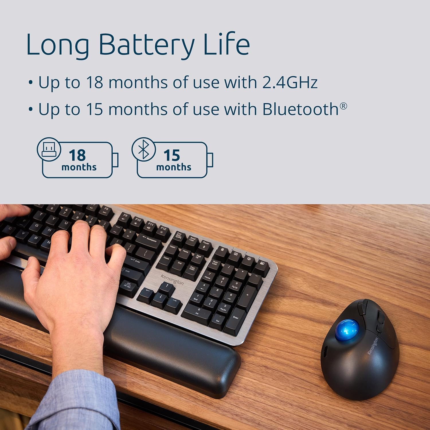 Kensington TB450 Wireless Trackball Mouse