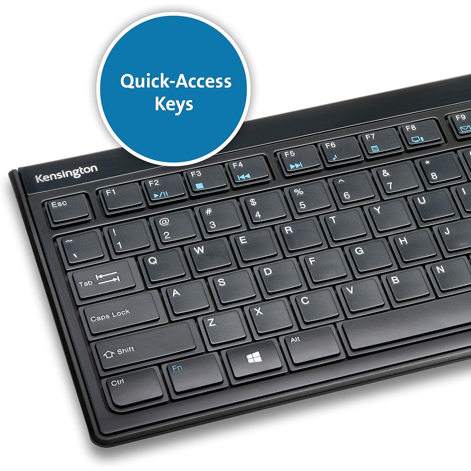 Clavier silencieux sans fil mince de Kensington