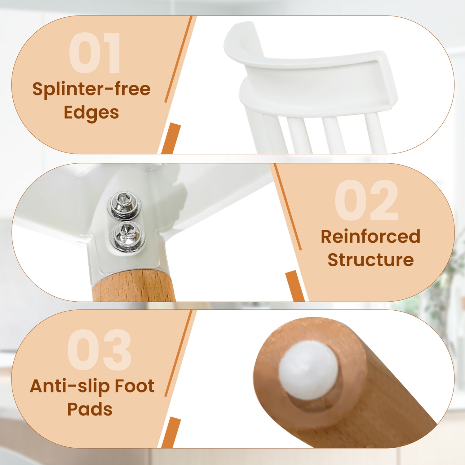 Gymax Set of 4 Windsor Dining Chairs Dining Chairs w/ Spindle Backs & Curved Seats