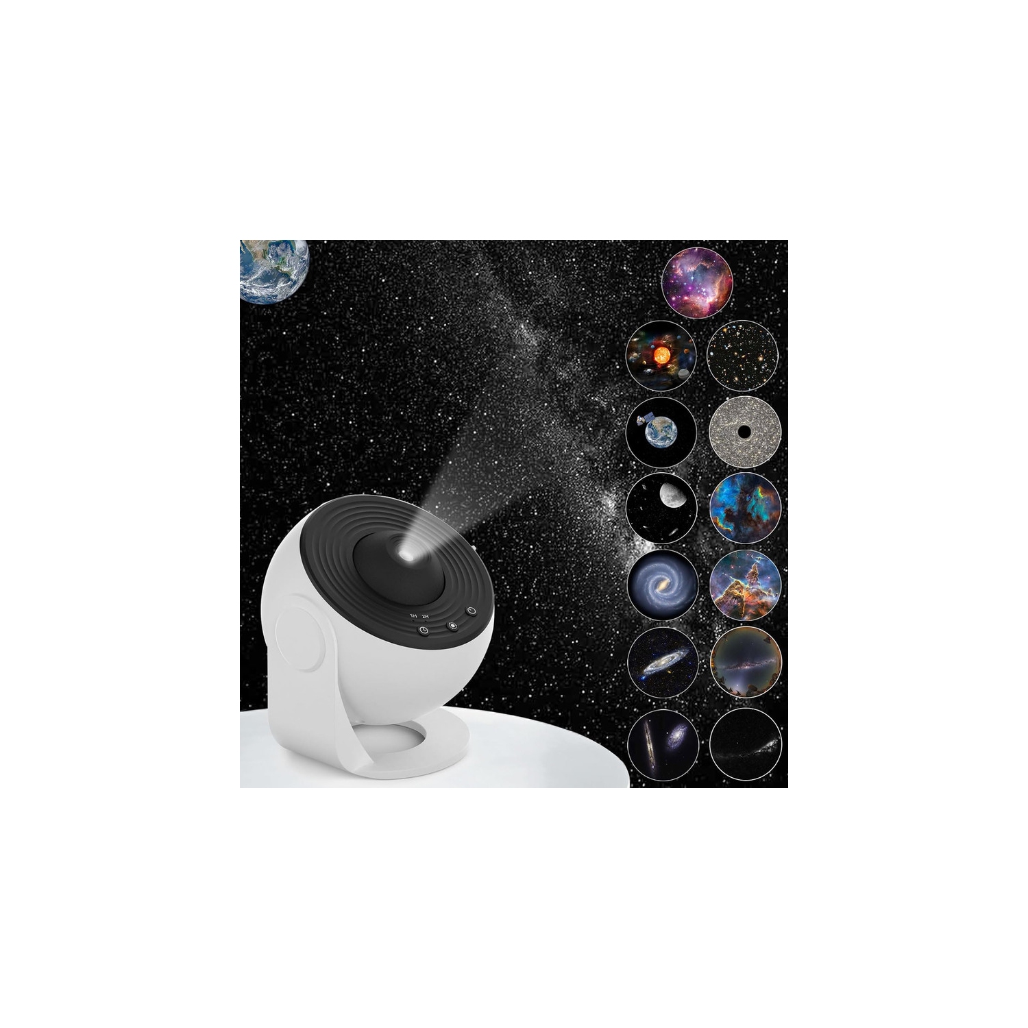 Galaxy Projector, 13 in 1 Planetarium Star Projector Realistic Starry Sky Night Light with Solar System Constellation Moon