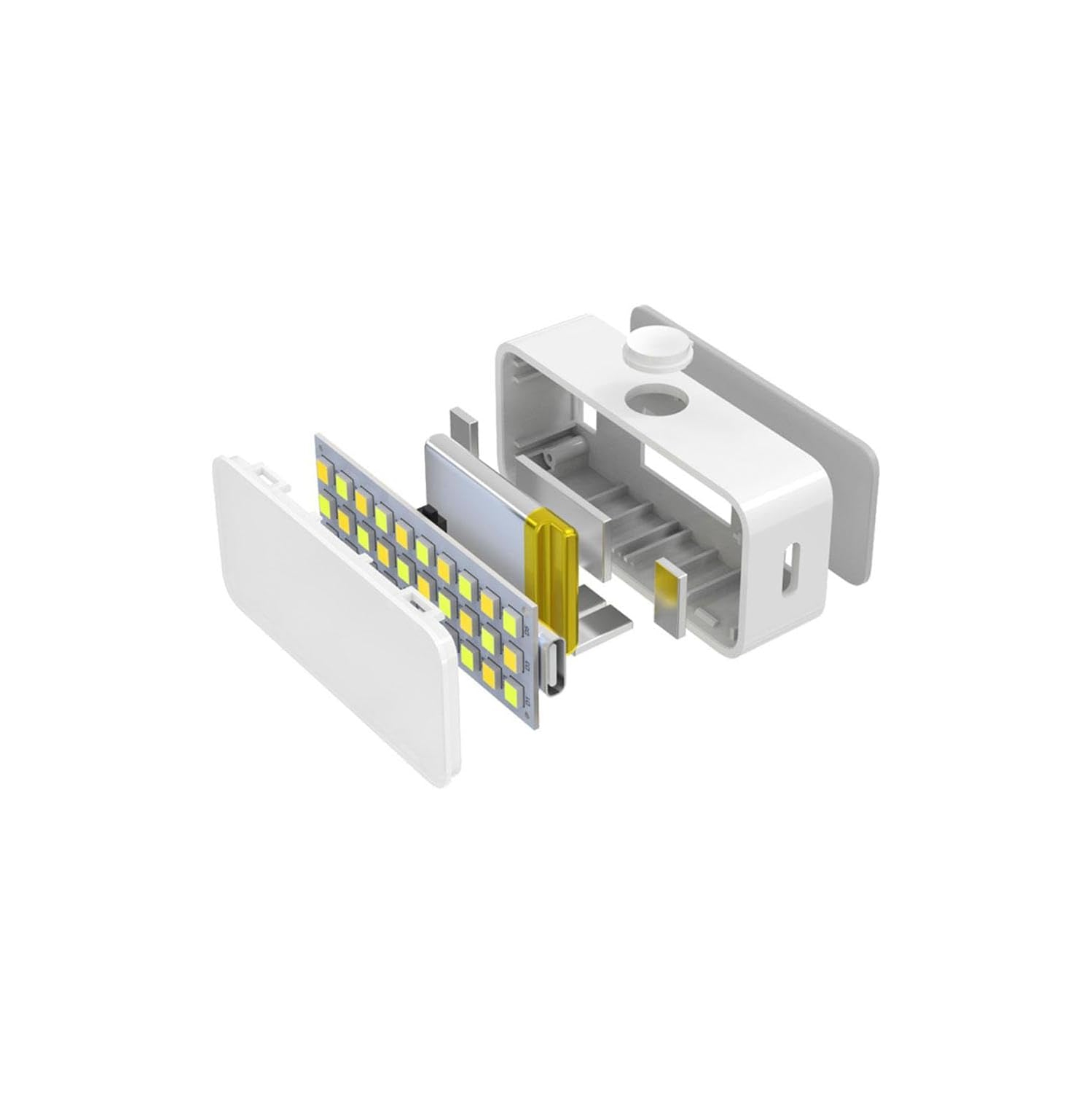 Mini Mobile Phone Selfie Fill Light LED Magnetic Selfie Light for Phone Portable Rechargeable Selfie Light with 3 Lights Modes for Phone iPad Camera