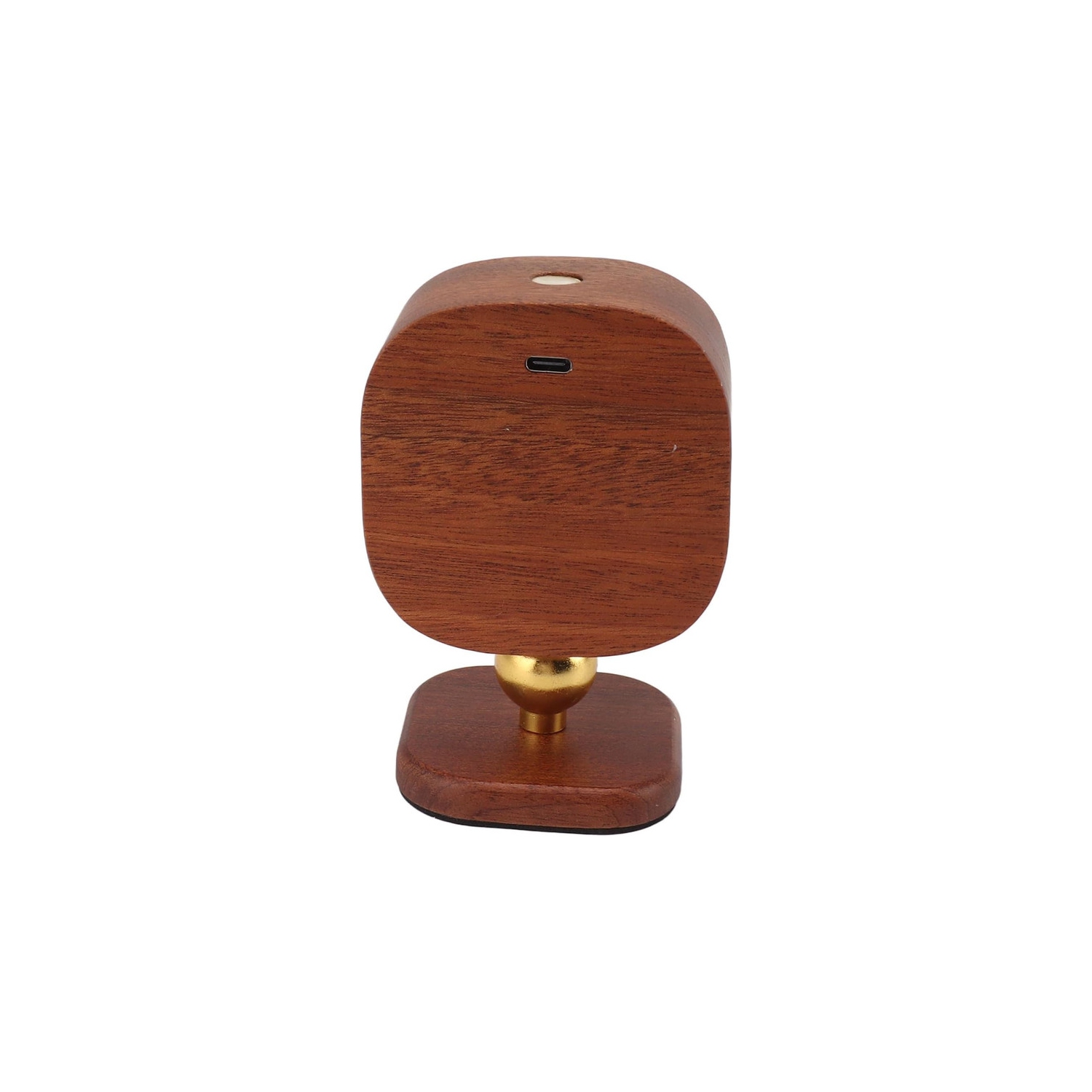 Wooden Wall Lamp Portable Bedside Square Night Light with Dimmable Function, Wall Mounted Design, Ideal for Bedrooms, Hallways, and More, includes