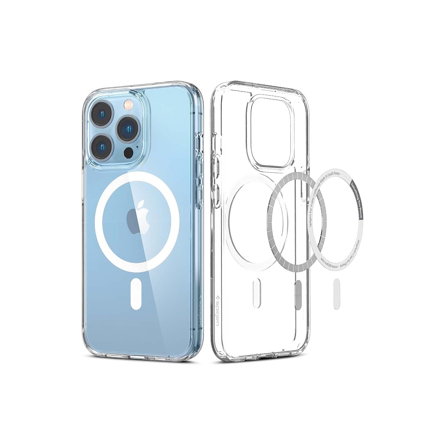 iPhone 13 Pro Case Compatible with MagSafe, Clear Strong Magnetic Anti-Scratch Shockproof Phone Cover