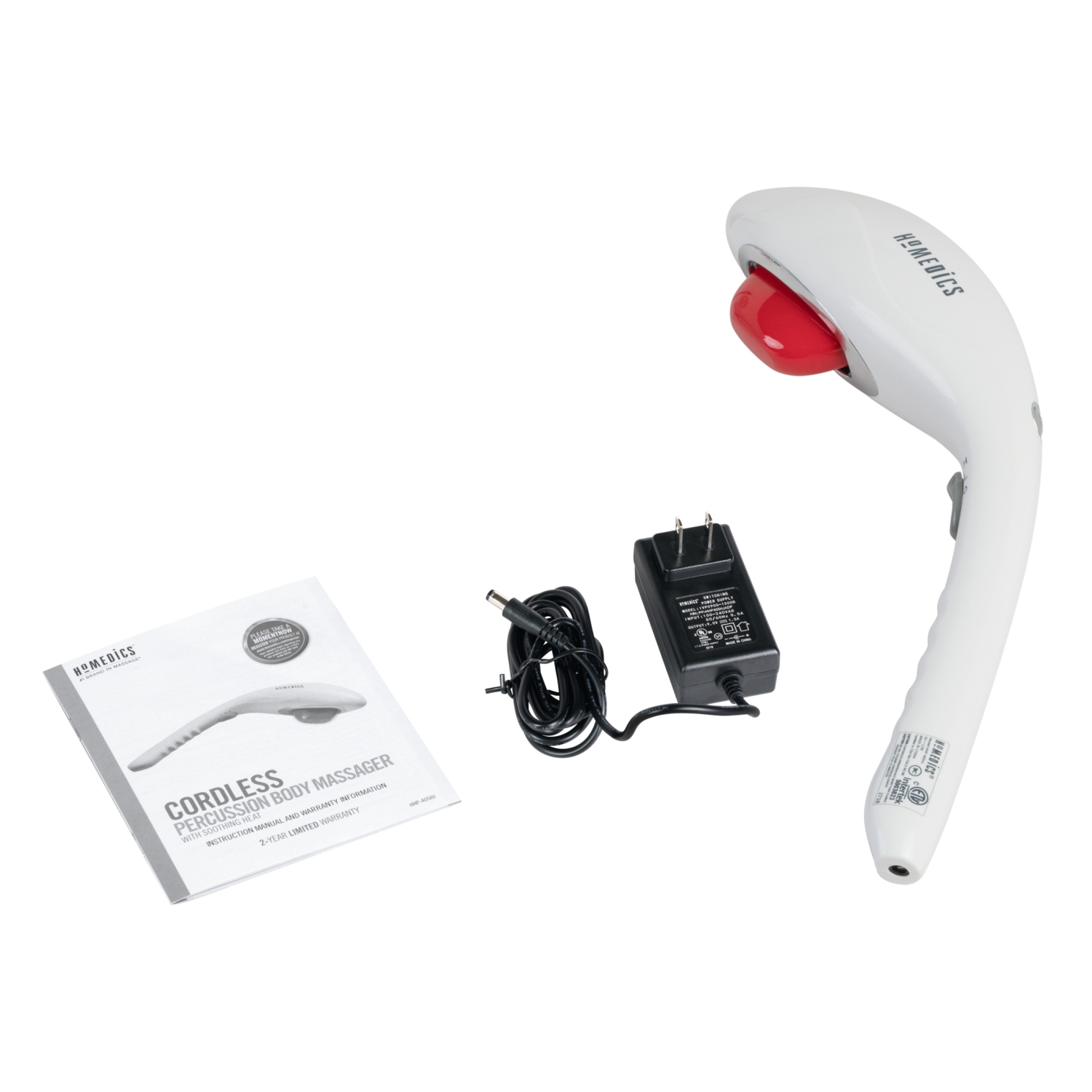 Homedics Cordless Percussion Action Massager with Heat