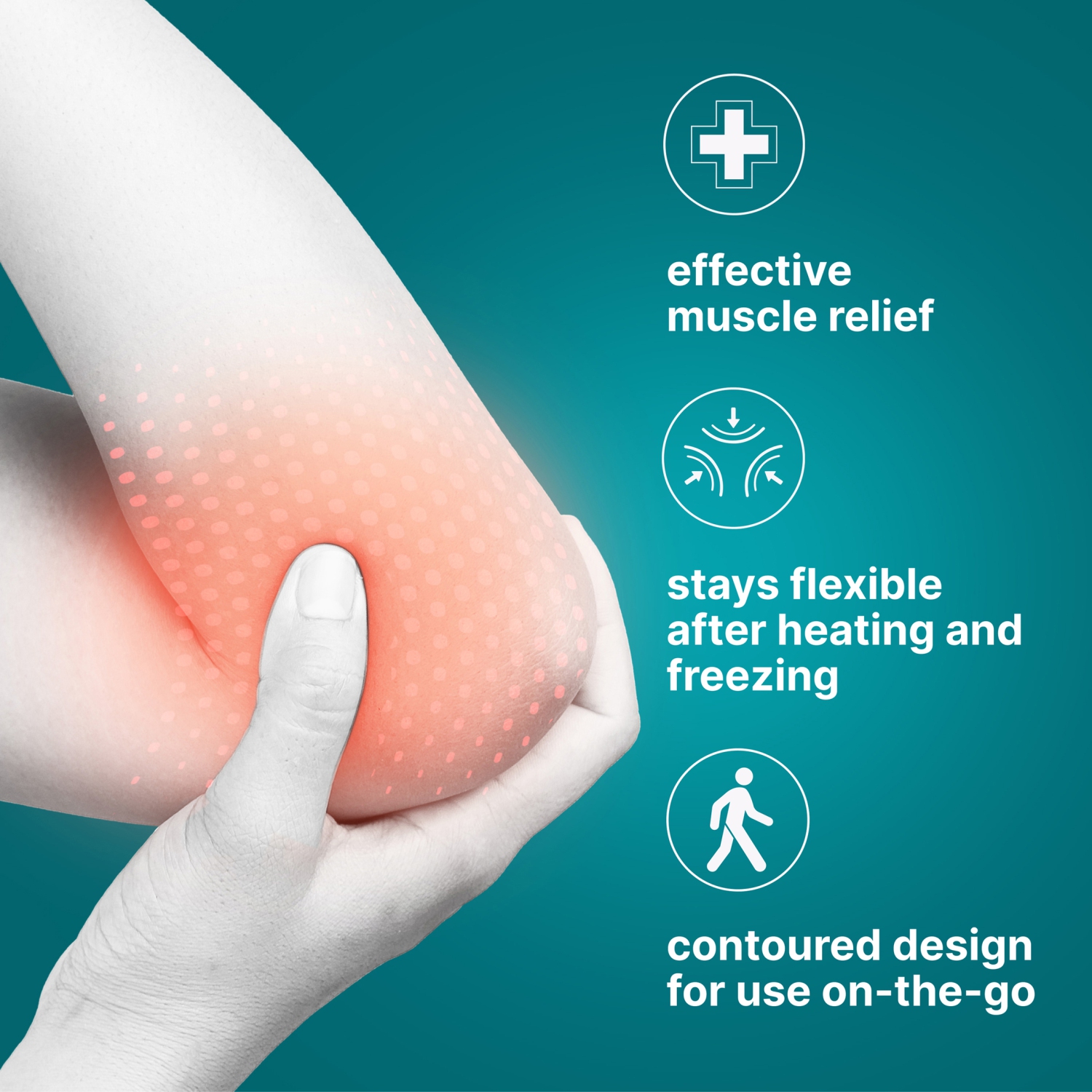 Homedics Hot and Cold Relief Gel Elbow & Knee Sleeve