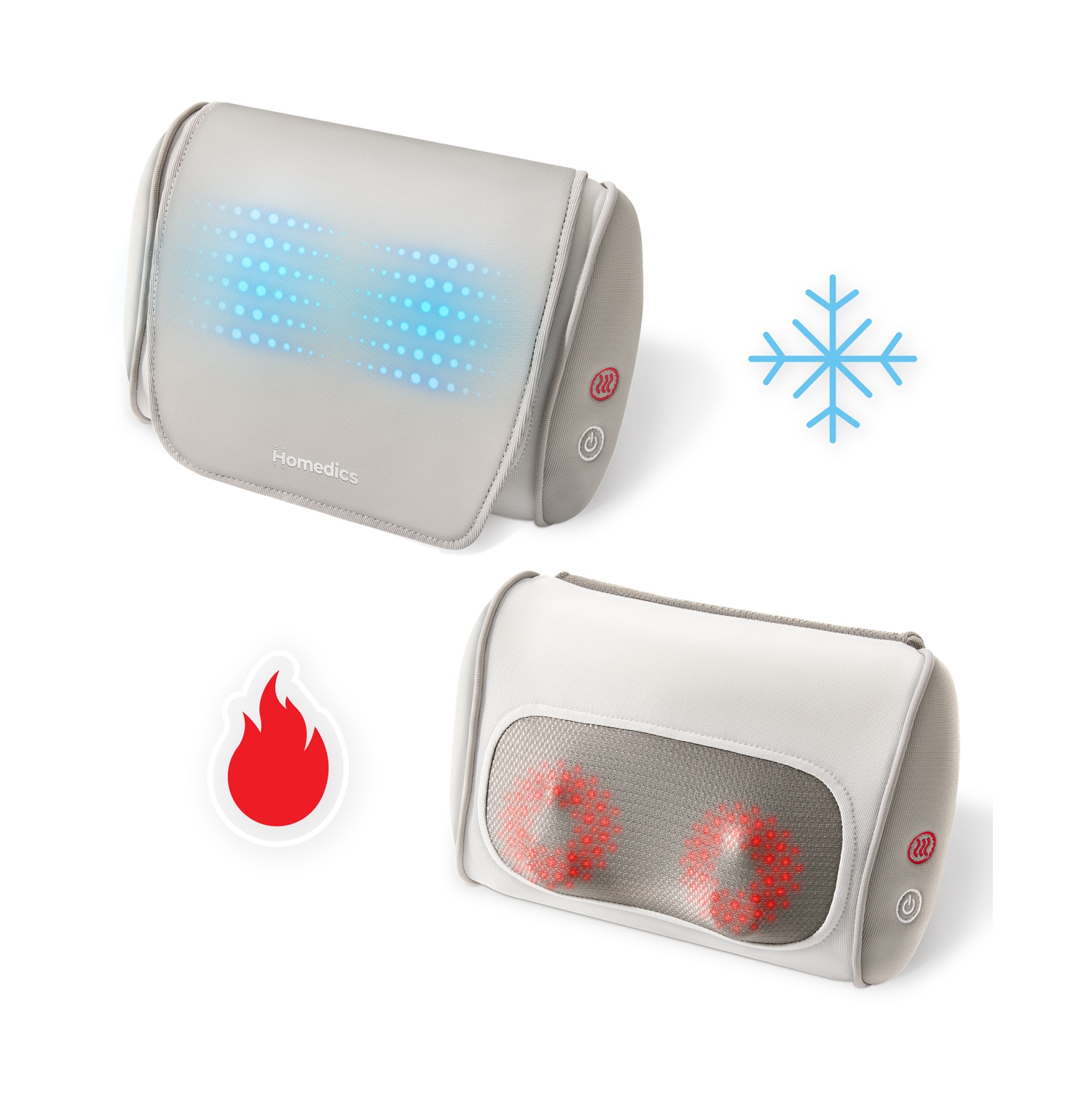 Homedics Shiatsu Body Massager with Hot & Cold, Adjustable Body Massager