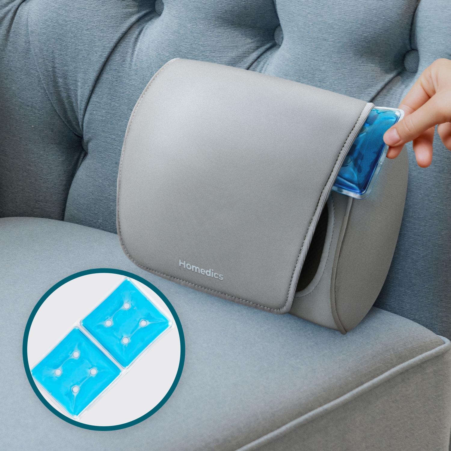 Homedics Shiatsu Body Massager with Hot & Cold, Adjustable Body Massager