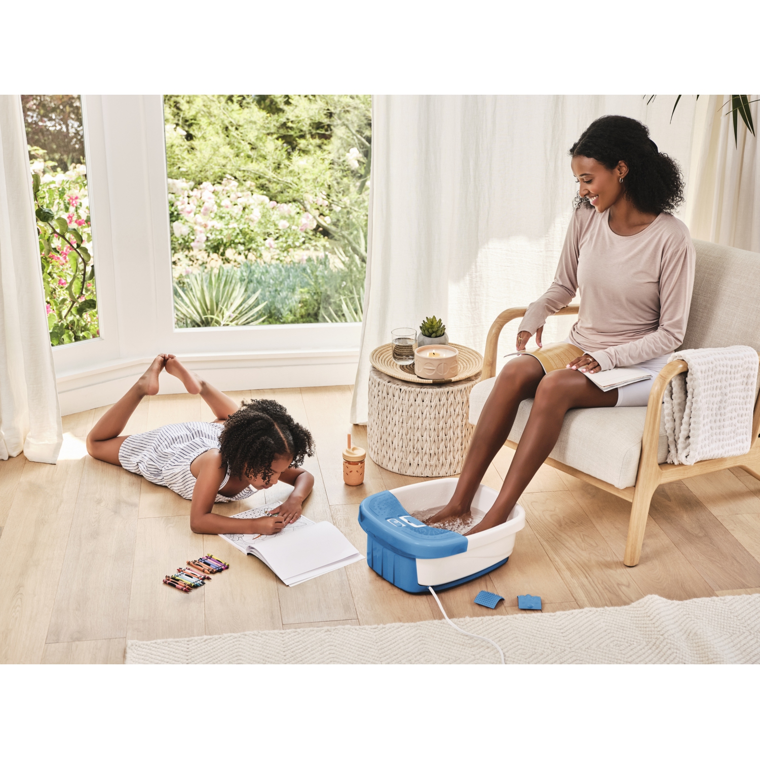 Spa pour les pieds de luxe Bubble Bliss de HoMedics