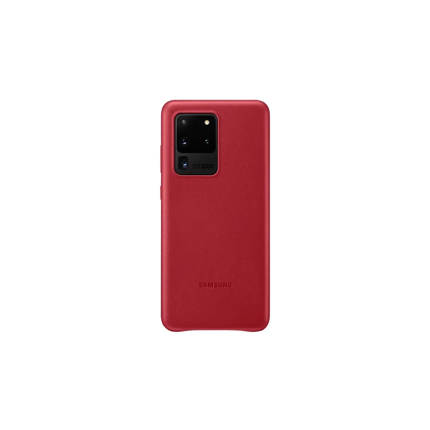 Samsung - Leather Cover Case for Galaxy S20 Ultra 5G - Red