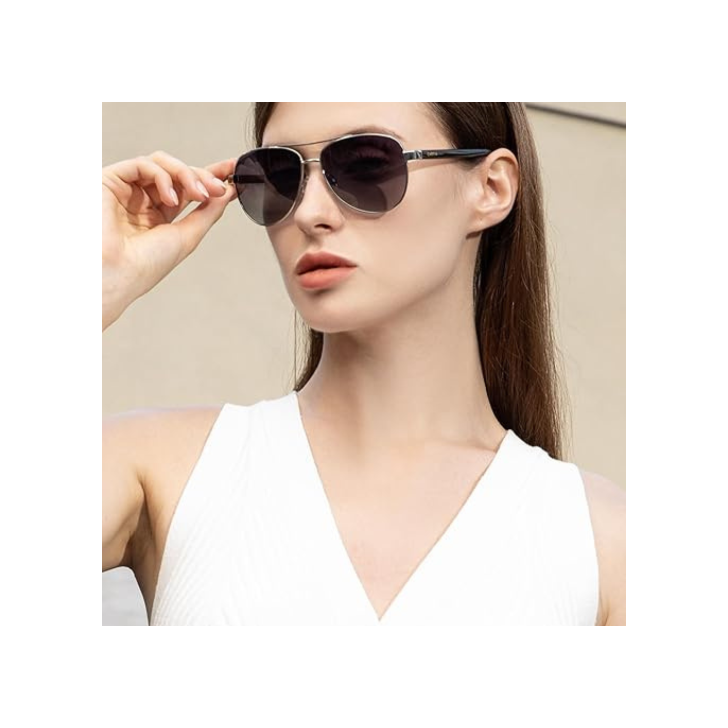 Polarized Womens Sunglasses UV Protection Lightweight Sporting Metal Frame CA3216