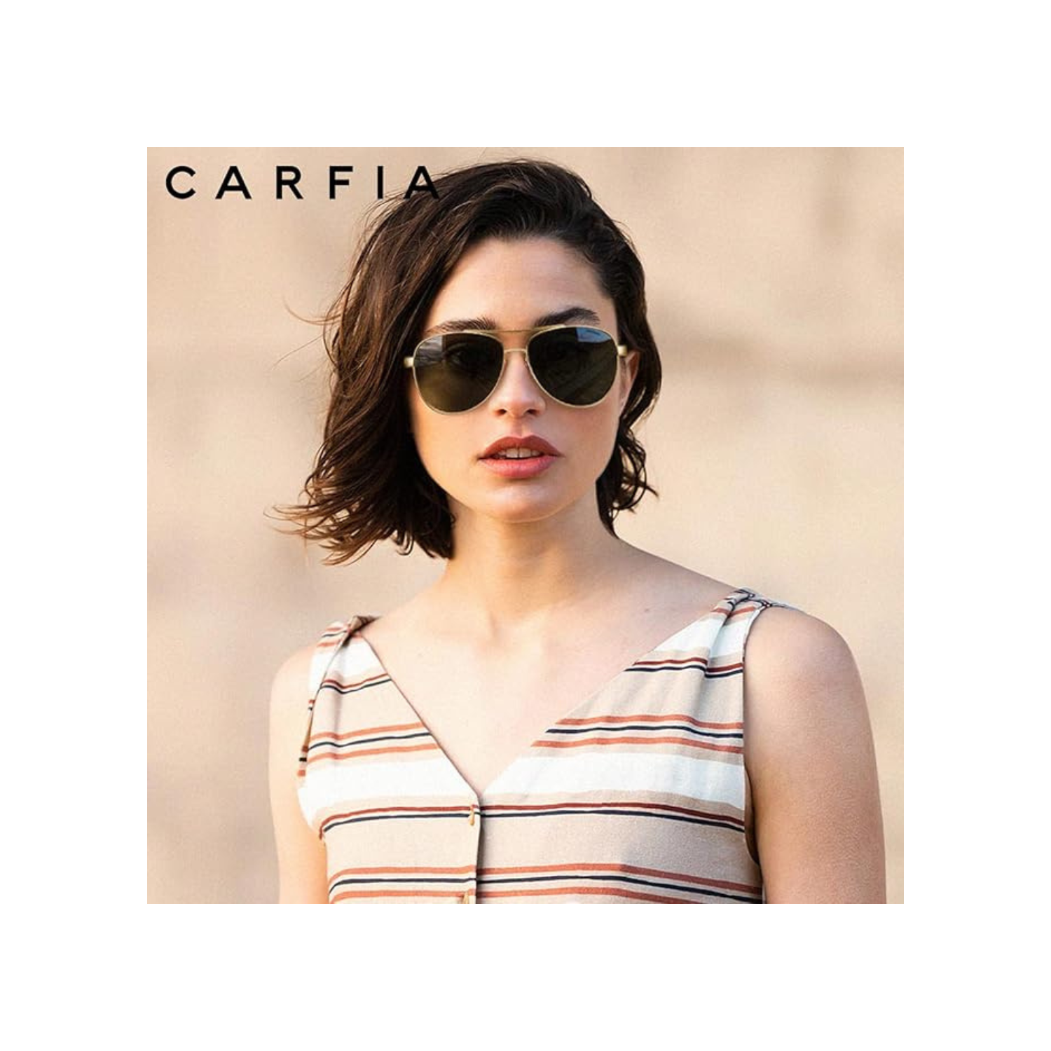 CARFIA Polarized Womens Sunglasses UV Protection Lightweight Sporting Metal Frame CA3216