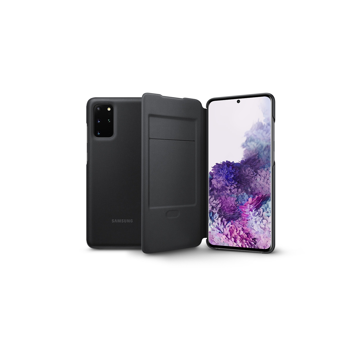 Étui Smart LED View de Samsung pour Galaxy S20+/S20+ 5G - Noir