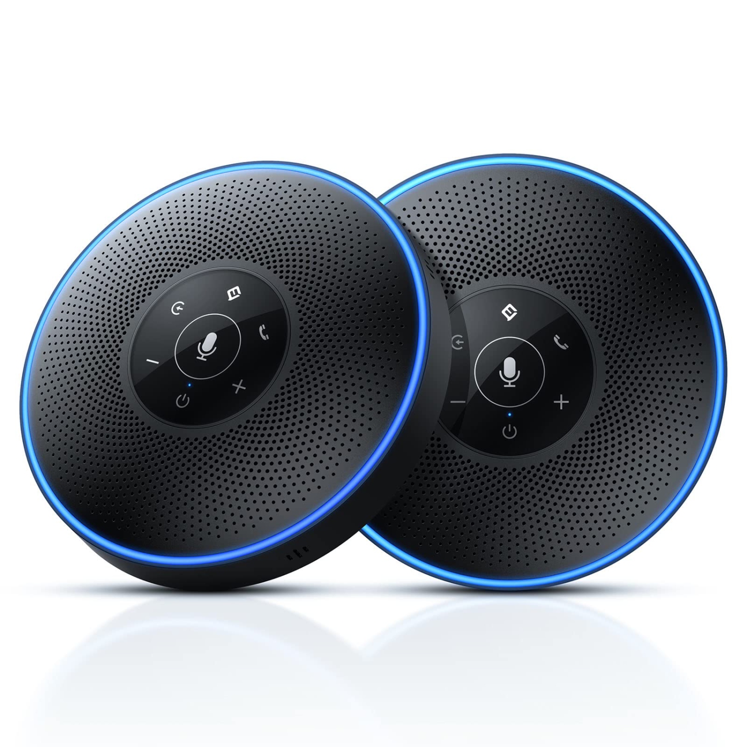 EMEET Bluetooth Speakerphone - Daisy Chain/Use Alone up to 16 attendees, M220 Professional Wireless Speakerphone 360°Voice Pick-up 8 AI Noise