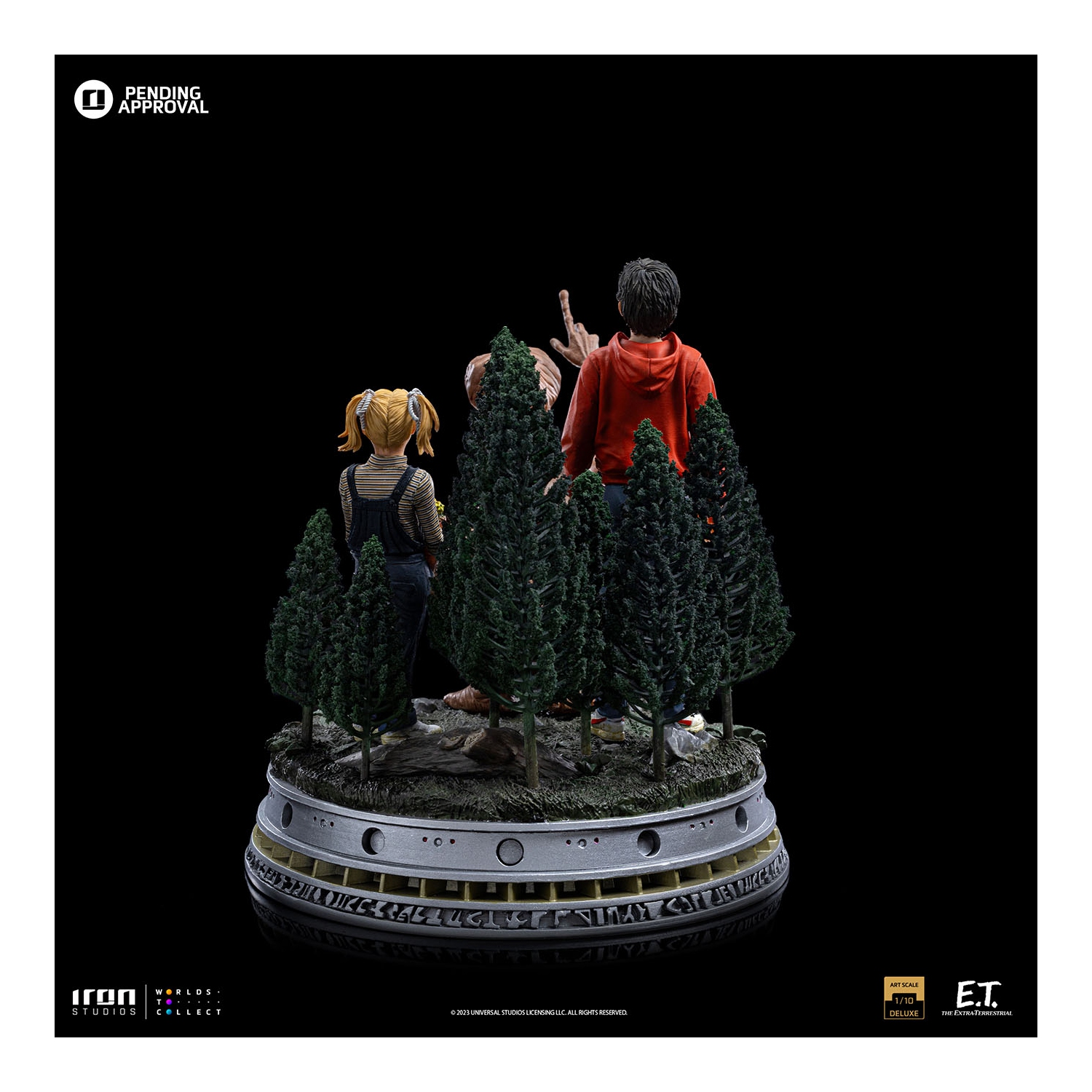 Iron Studios E.T. Elliott Gertie Deluxe Art Scale 1/10