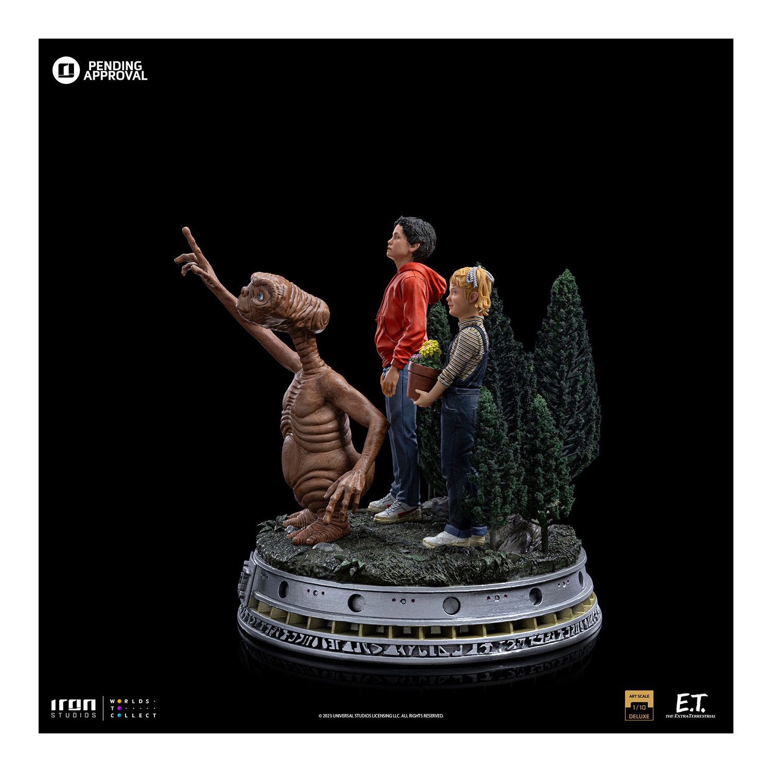 Iron Studios E.T. Elliott Gertie Deluxe Art Scale 1/10